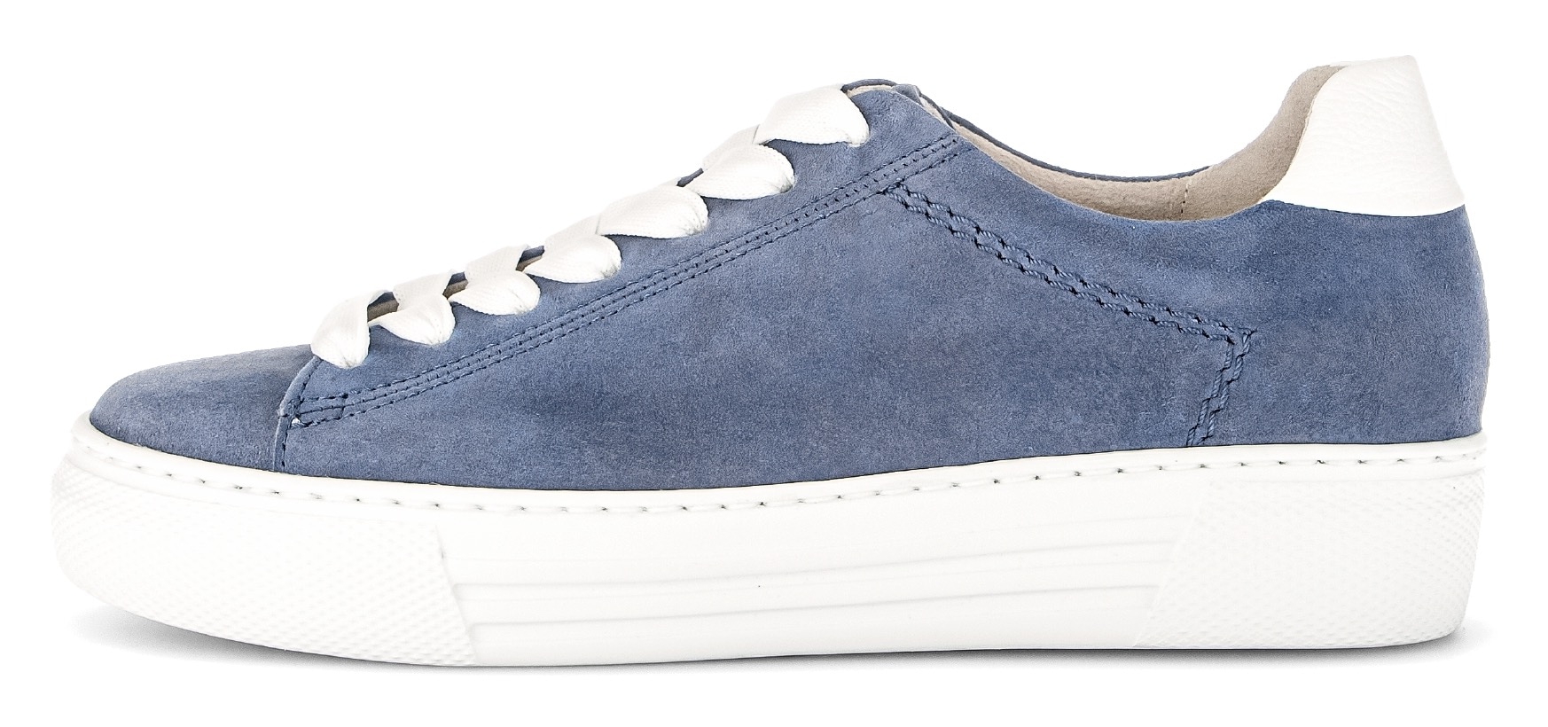Gabor Plateausneaker »FLORENZ«, Freizeitschuh, Halbschuh, Schnürschuh mit Ziernähten, G-Weite