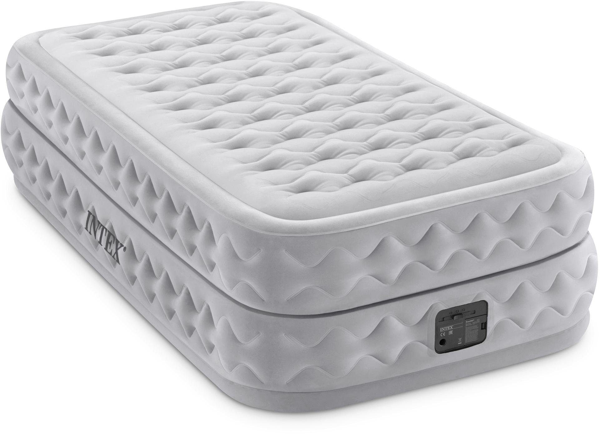 Intex Luftbett »DURA-BEAM® Supreme Air-Flowâ„¢Airbed«, (Set, 2, mit Transporttasche)