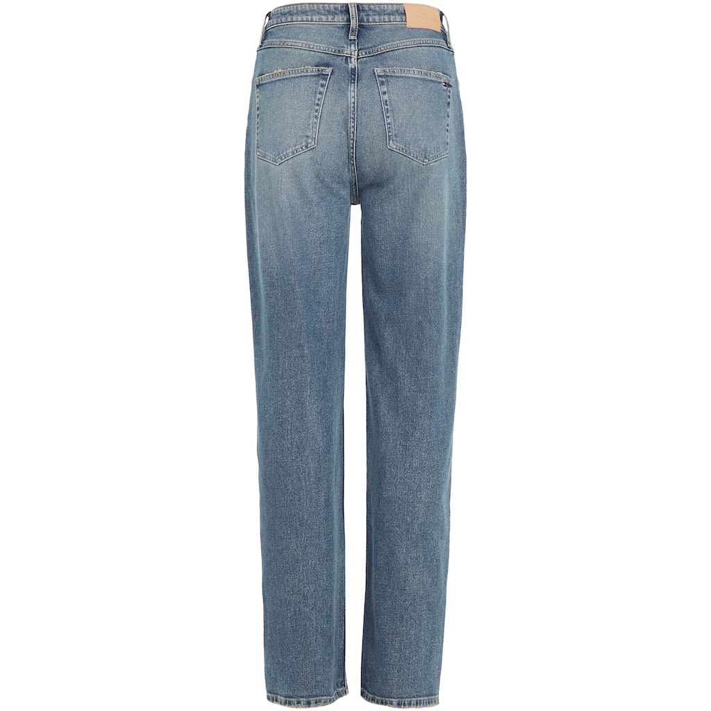 Tommy Hilfiger Straight-Jeans »RELAXED STRAIGHT HW LIV«, mit Tommy Hilfiger Logo-Badge