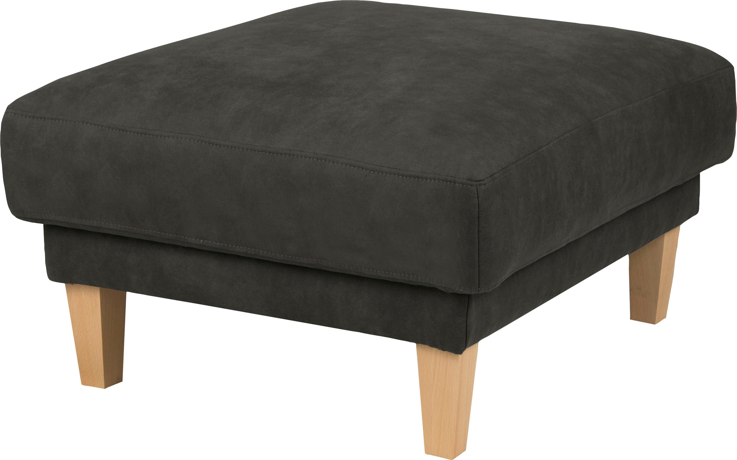 Home affaire Polsterhocker »TRIPLO passend zur Serie, Maße B/T/H: 82/72/46 cm«, mit Wellenunterfederung, in hochwertiger Verarbeitung