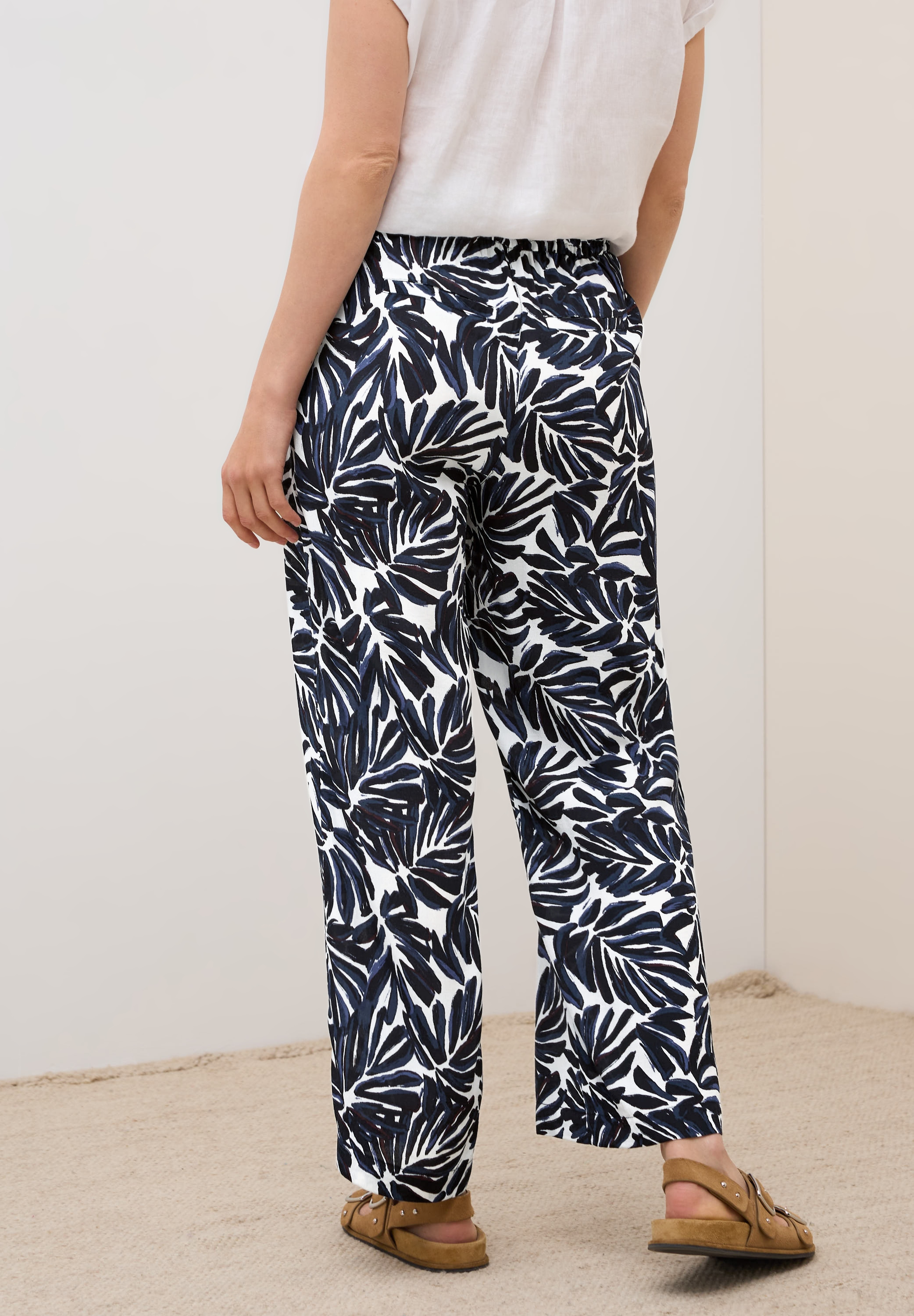 Cecil Stoffhose »Style NEELE«, Sommerhose mit grafischem Muster