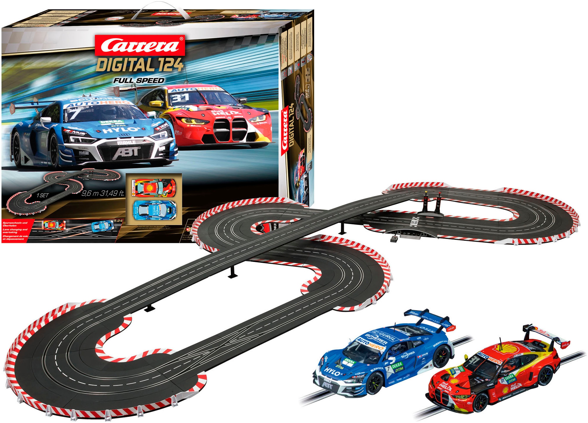 Autorennbahn »Carrera® Digital 124 DTM Full Speed«