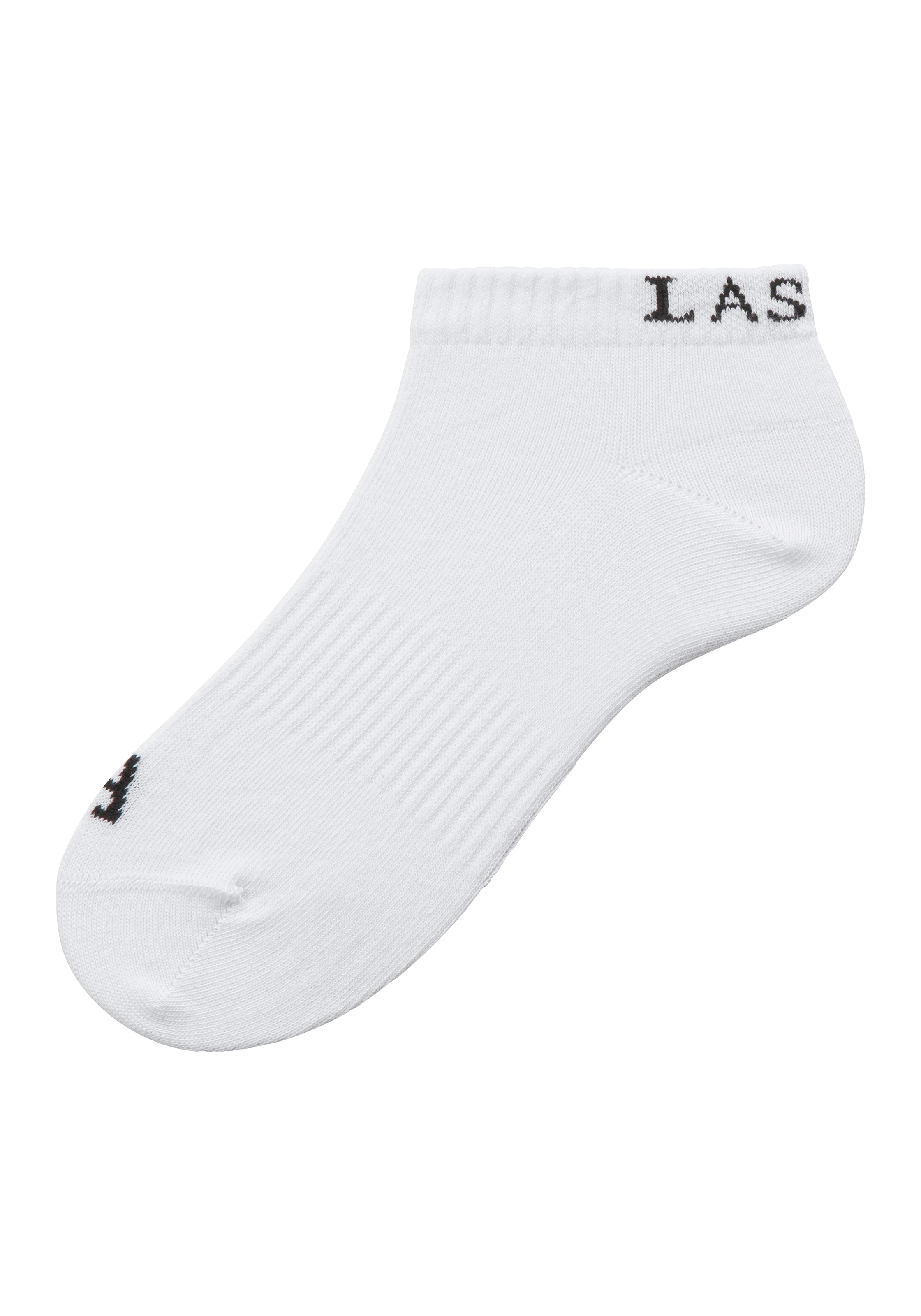 LASCANA ACTIVE Sneakersocken, (Packung, 6 Paar), mit eingestricktem Marken Logo