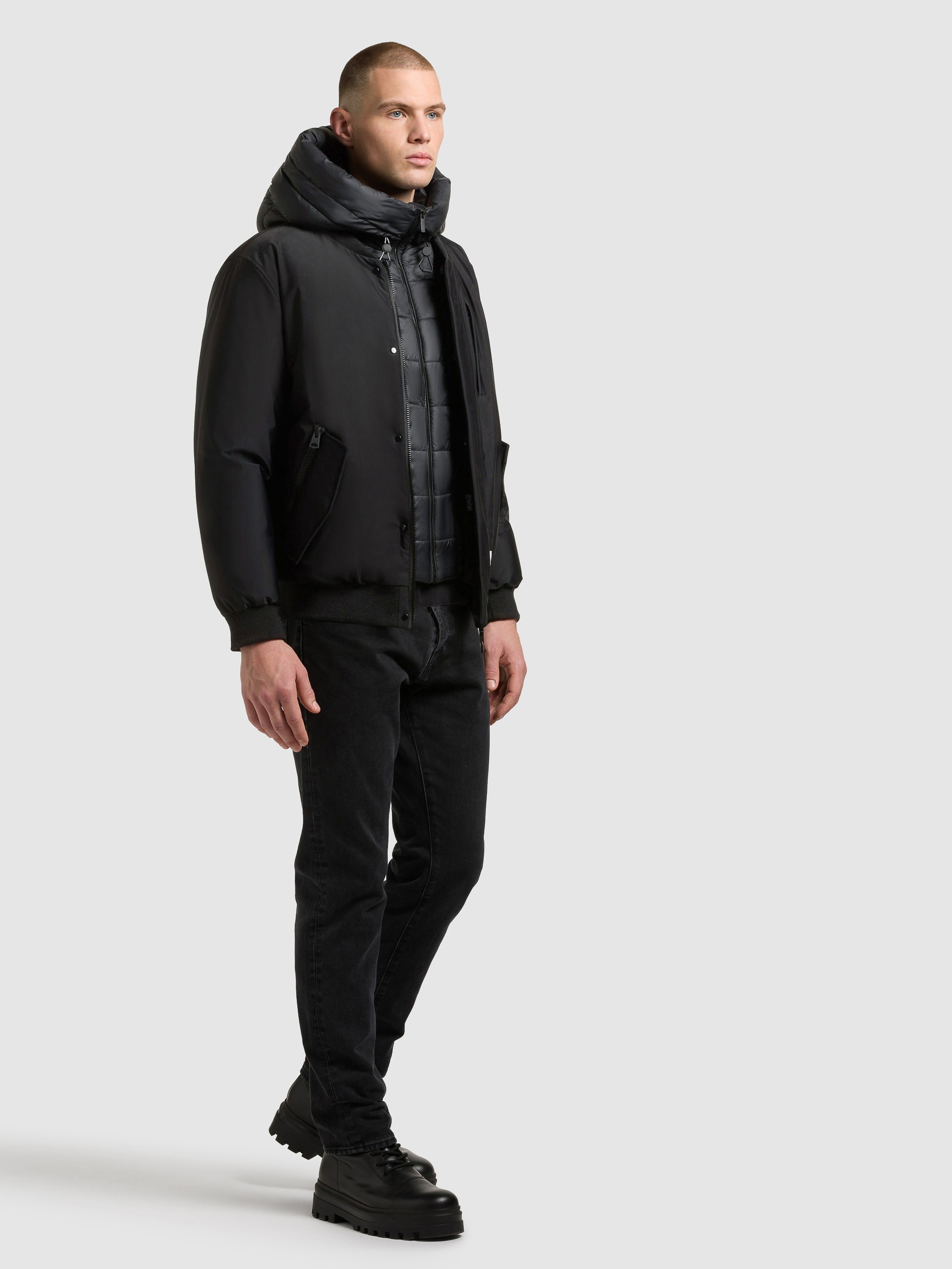 khujo Bomberjacke »CLEMAT« mit Kapuze
