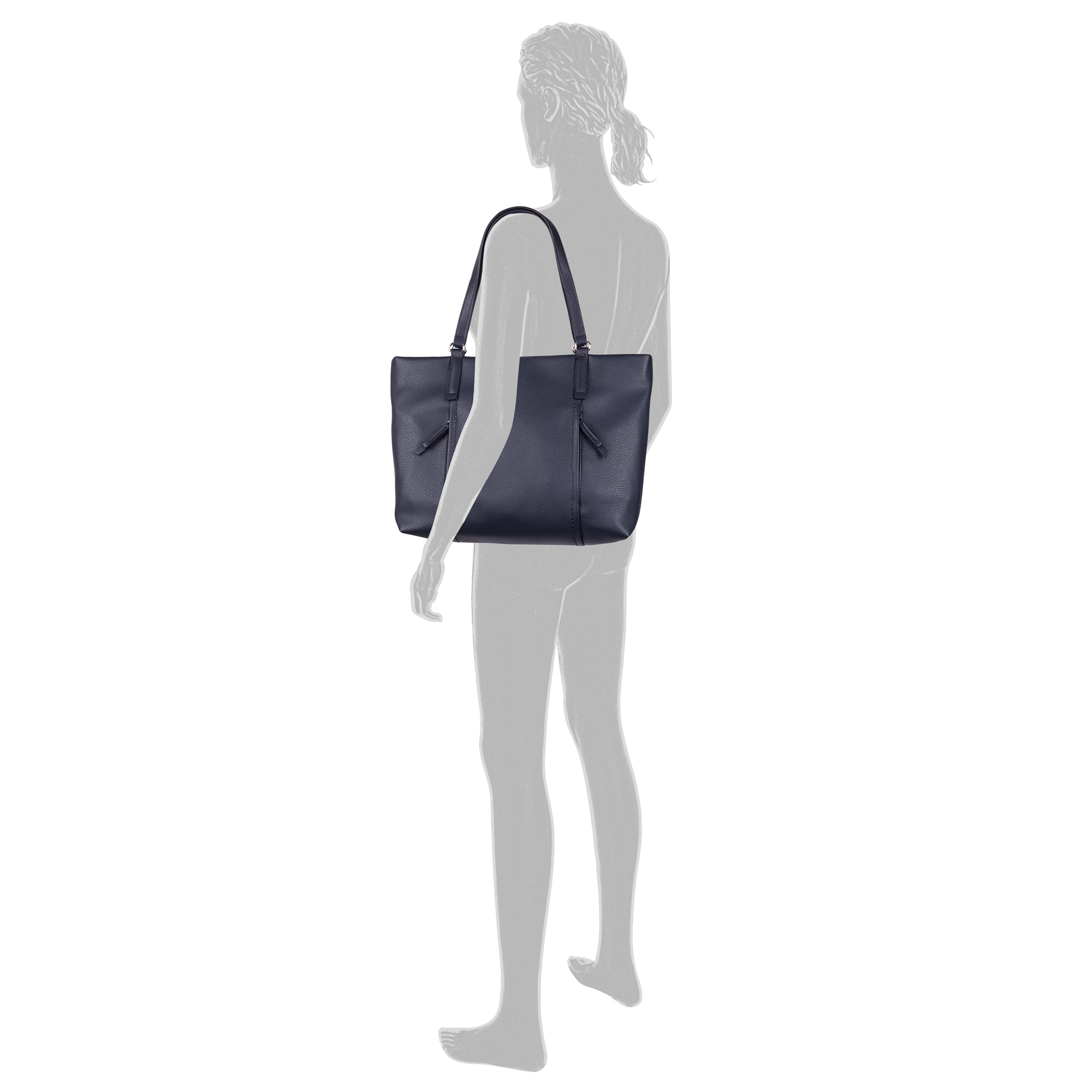 TOM TAILOR Shopper »Beca«, aus hochwertigem Kunstleder mit funktionalen Details