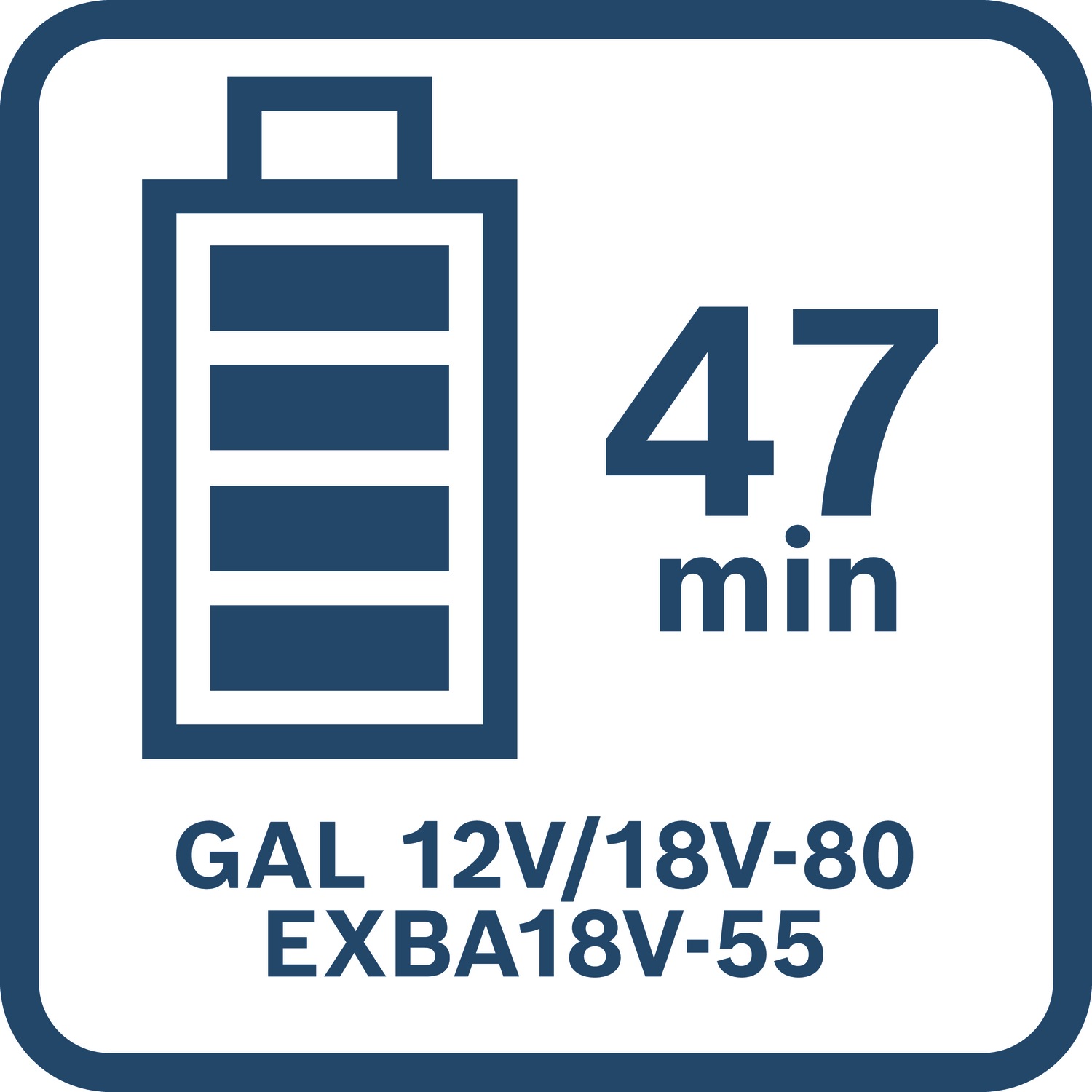 Bosch Professional Akku »EXBA18V-55« ohne Ladegerät