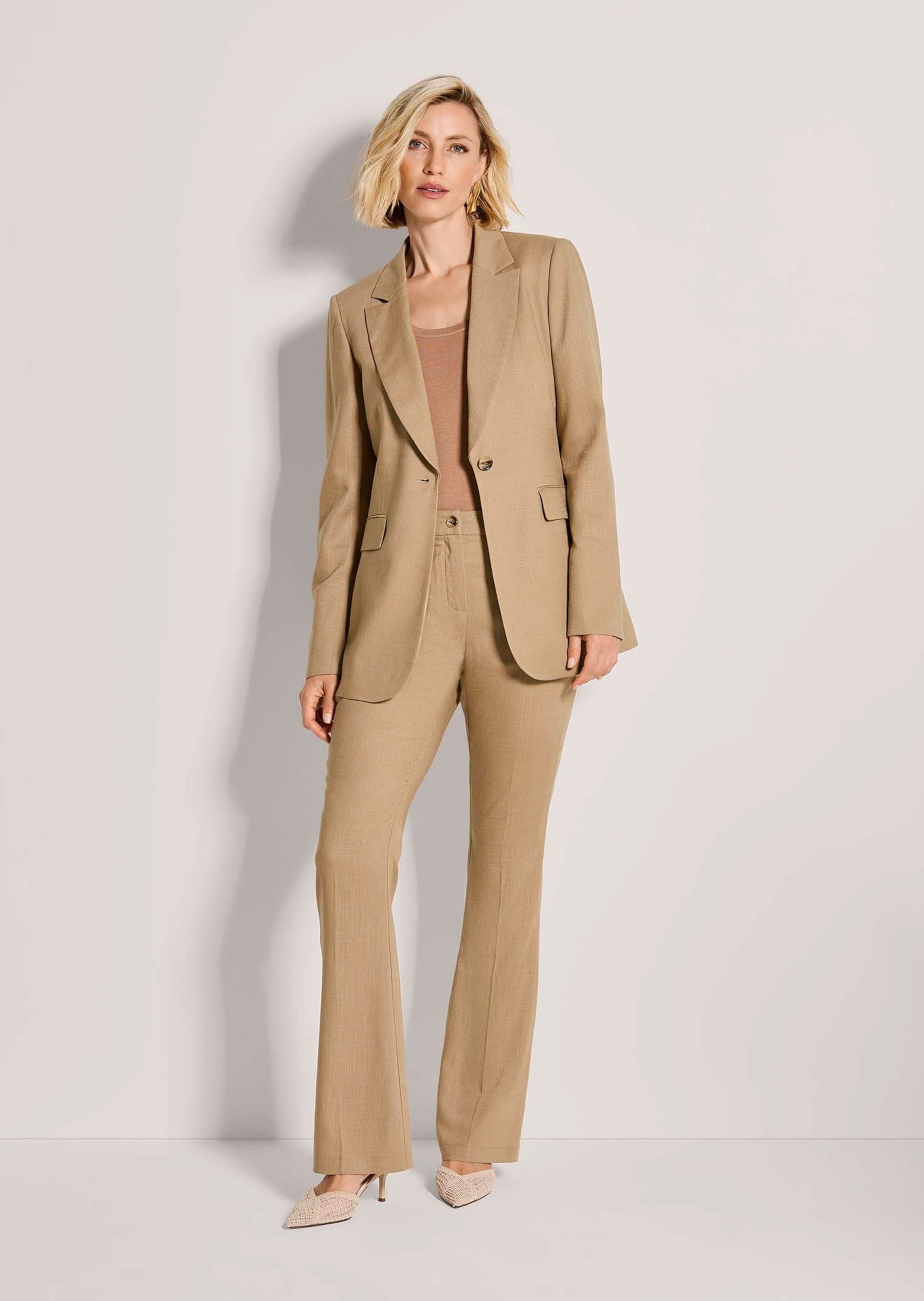 MADELEINE Jackenblazer »Blazer Longblazer mit Reverskragen« Ärmelschlitz