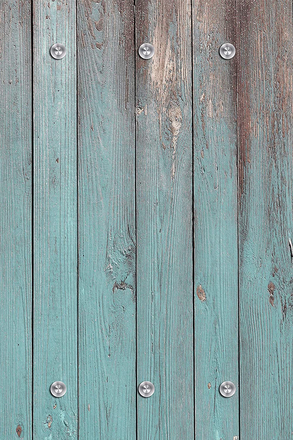 queence Garderobenleiste »Barney«, (8 St.), Wand Garderobe, Vintage, Holz Optik, platzsparend