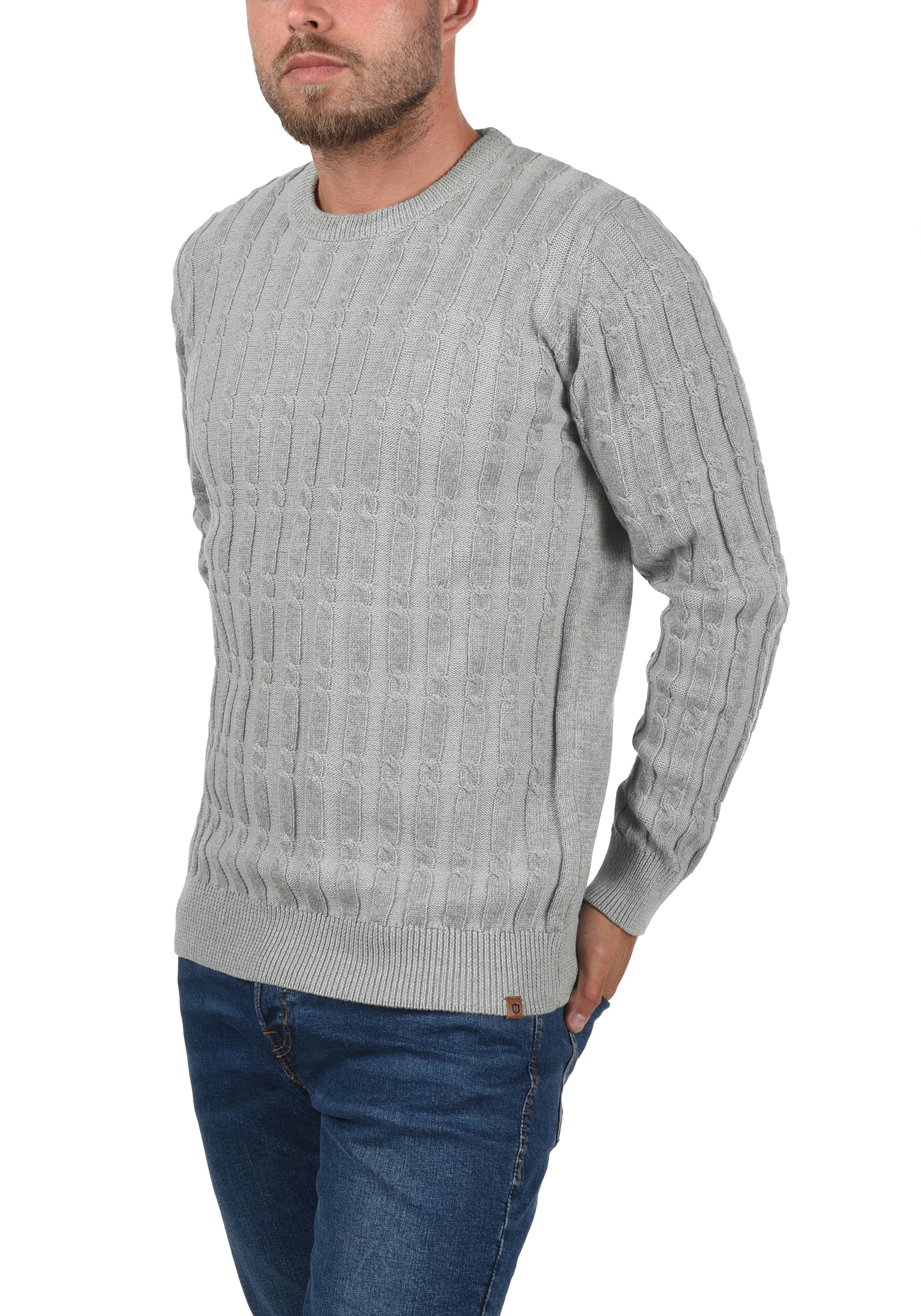 Indicode Strickpullover IDPauletta Strickpulli aus Grobstrick günstig online kaufen