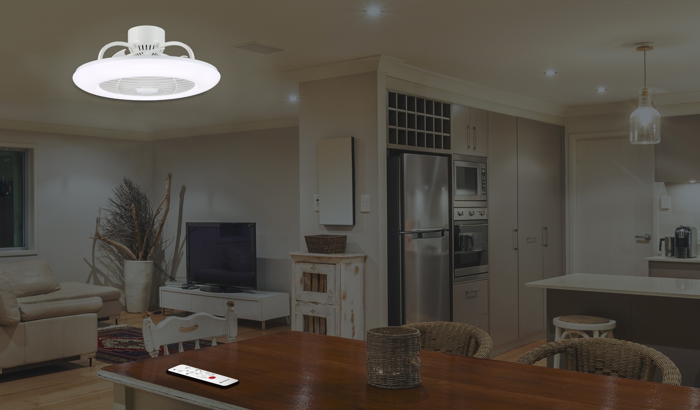 Sonnenkönig Deckenventilator "Orbit, Leistung 75W, Laufruhig, 1 / 2 / 4 h T günstig online kaufen