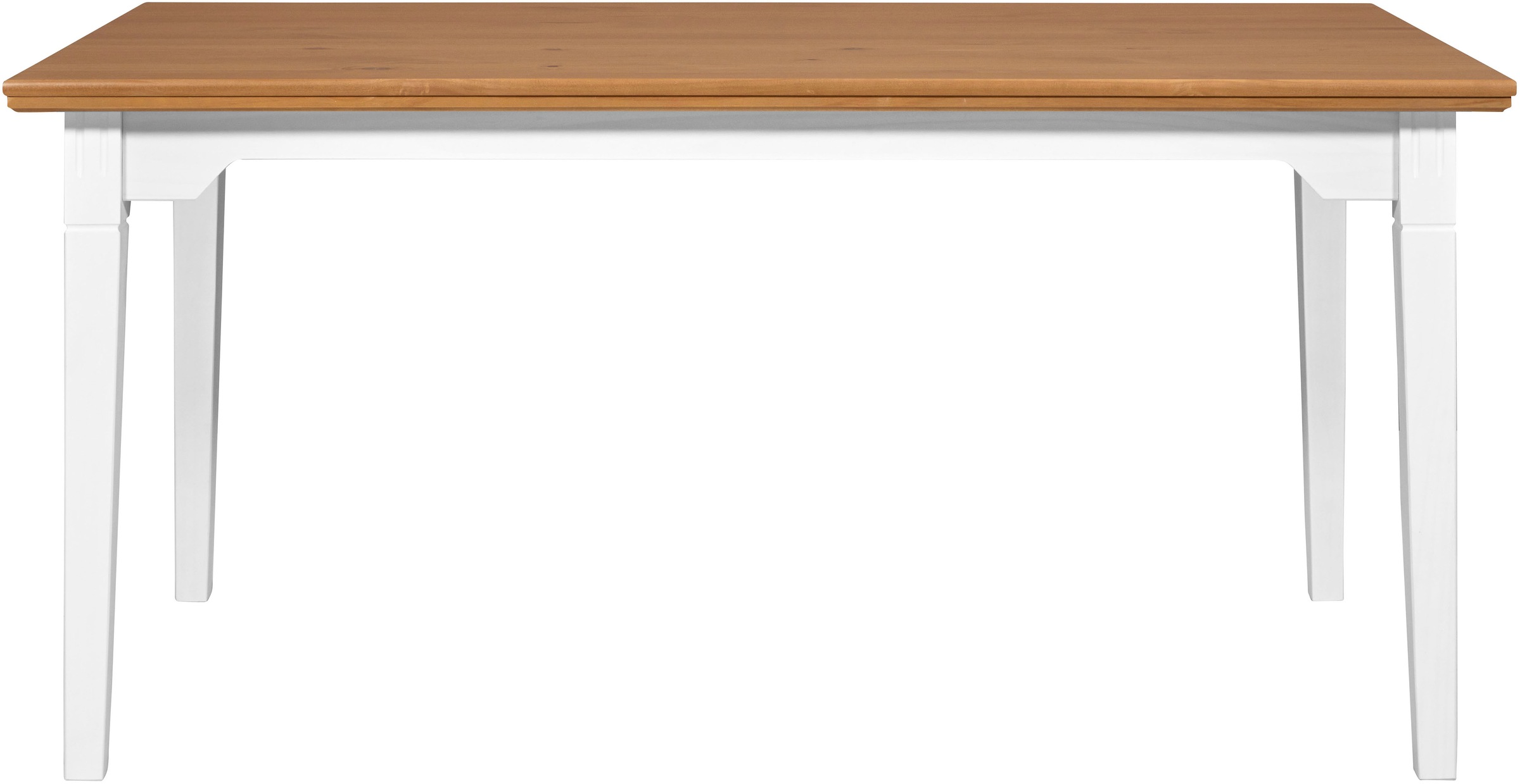 Inter Link Esstisch »Halmaro aus massiver Kiefer, weiss/braun lackiert, 160 x 90 x 76,5 cm« 1 Stk. tlg. Esszimmertisch im Landhausstil, in 2 Farbvarianten