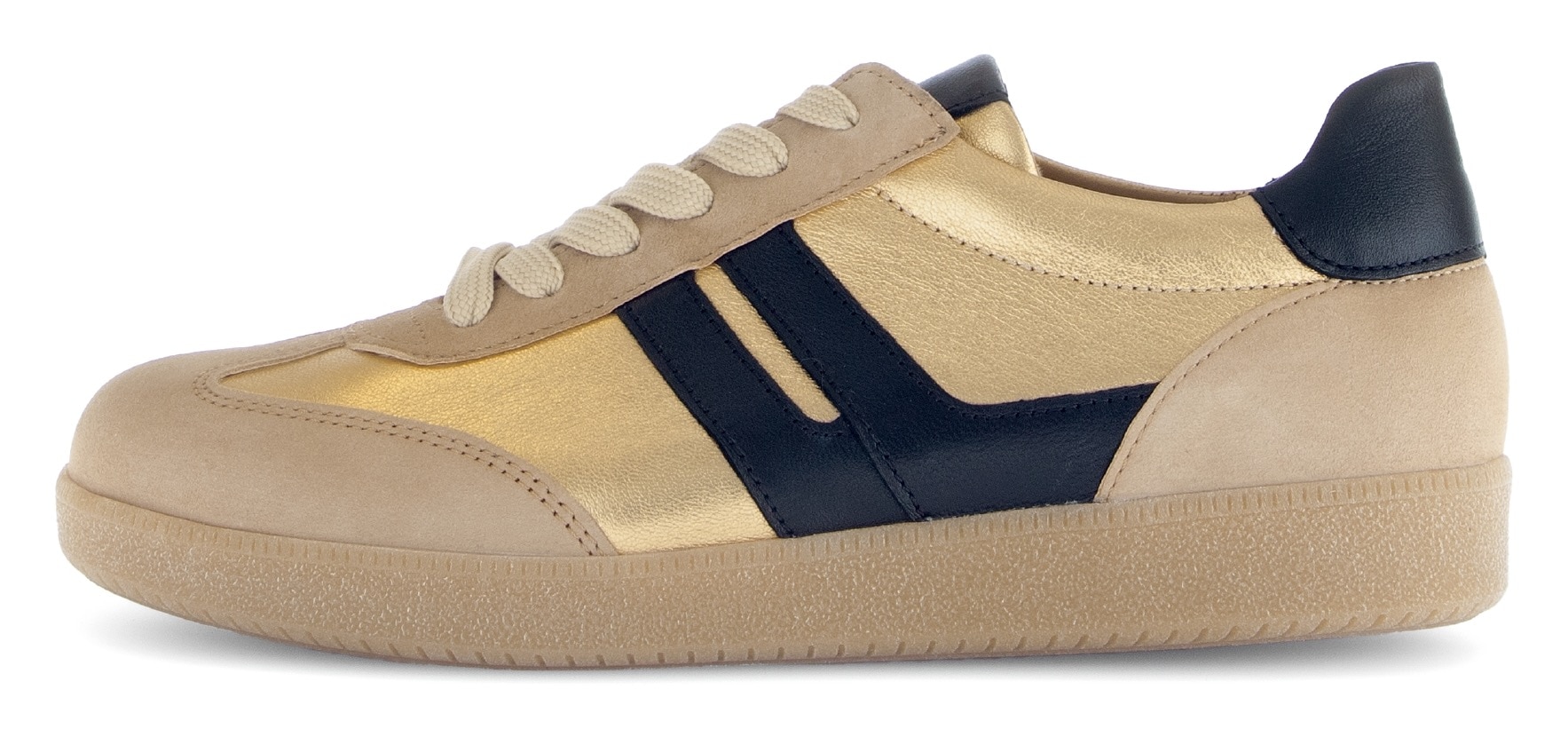 Gabor Plateausneaker, Freizeitschuh, Halbschuh, Schnürschuh mit gepolstertem Schaftrand