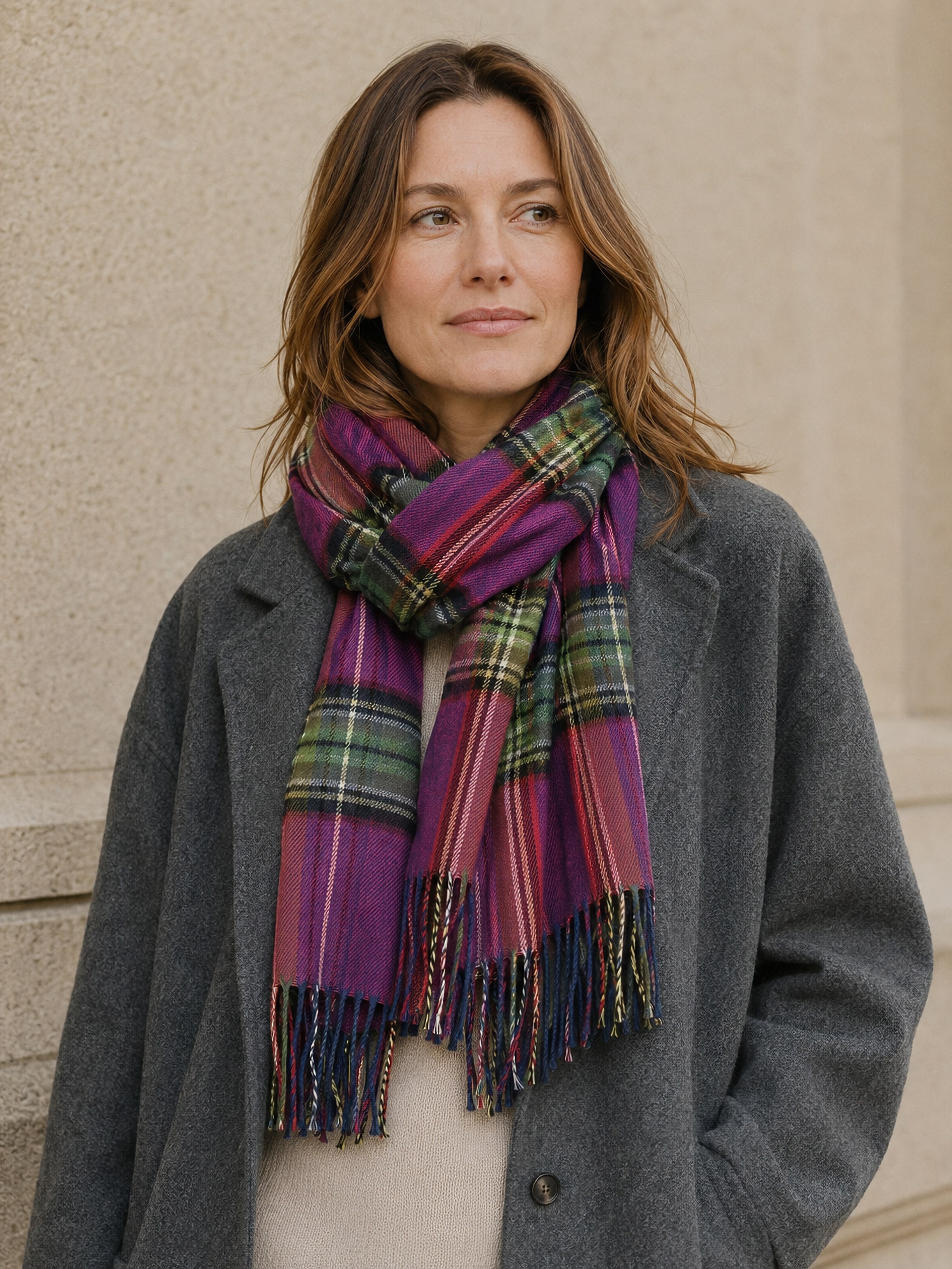 COLLEZIONE ALESSANDRO Wollschal »Scotland« 1 Stk. mit Karomuster, Made in Italy