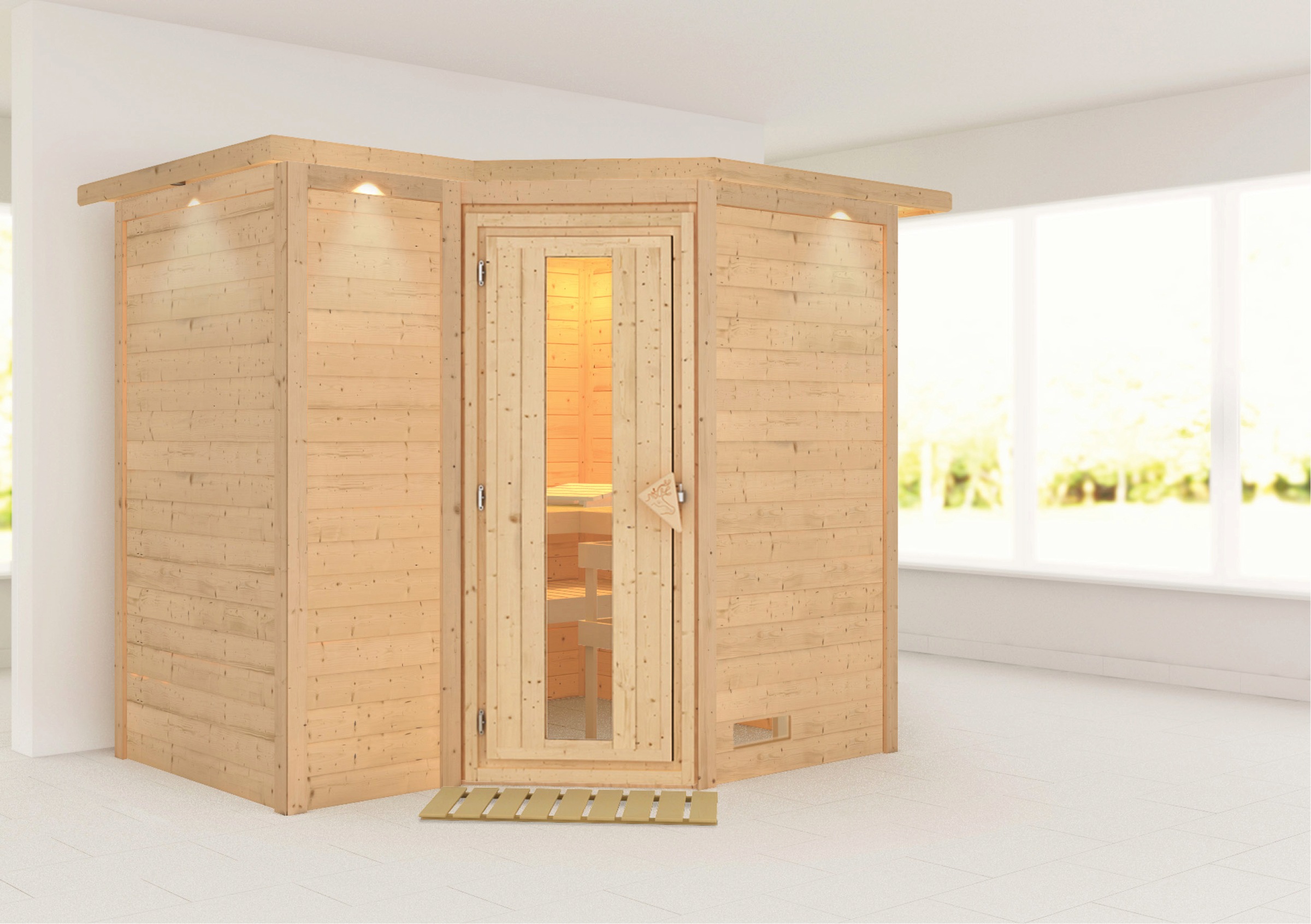 Karibu Sauna »Sanna 2«, ohne Ofen