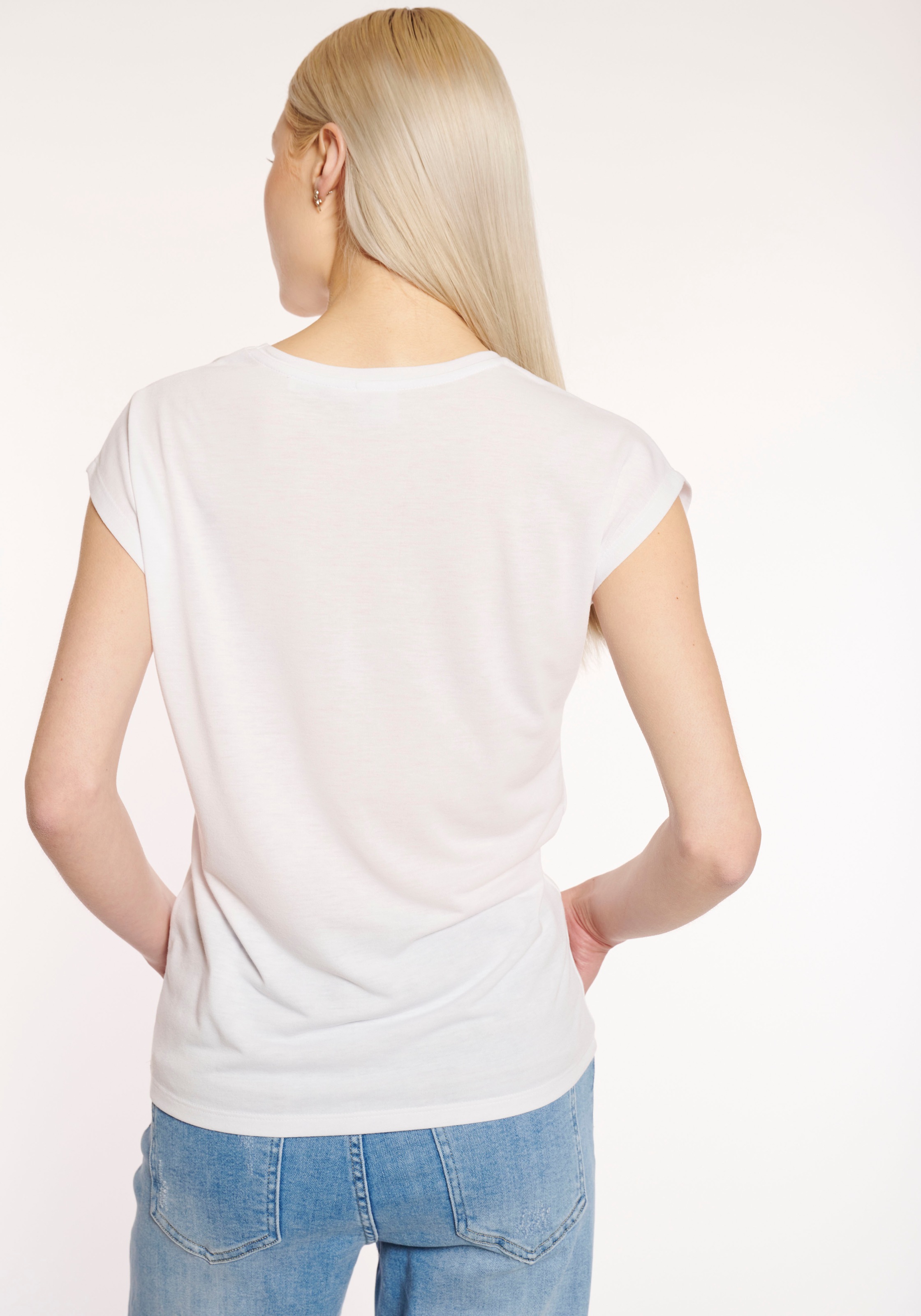 HaILY’S Kurzarmshirt "SS P TP Ca44rol" günstig online kaufen