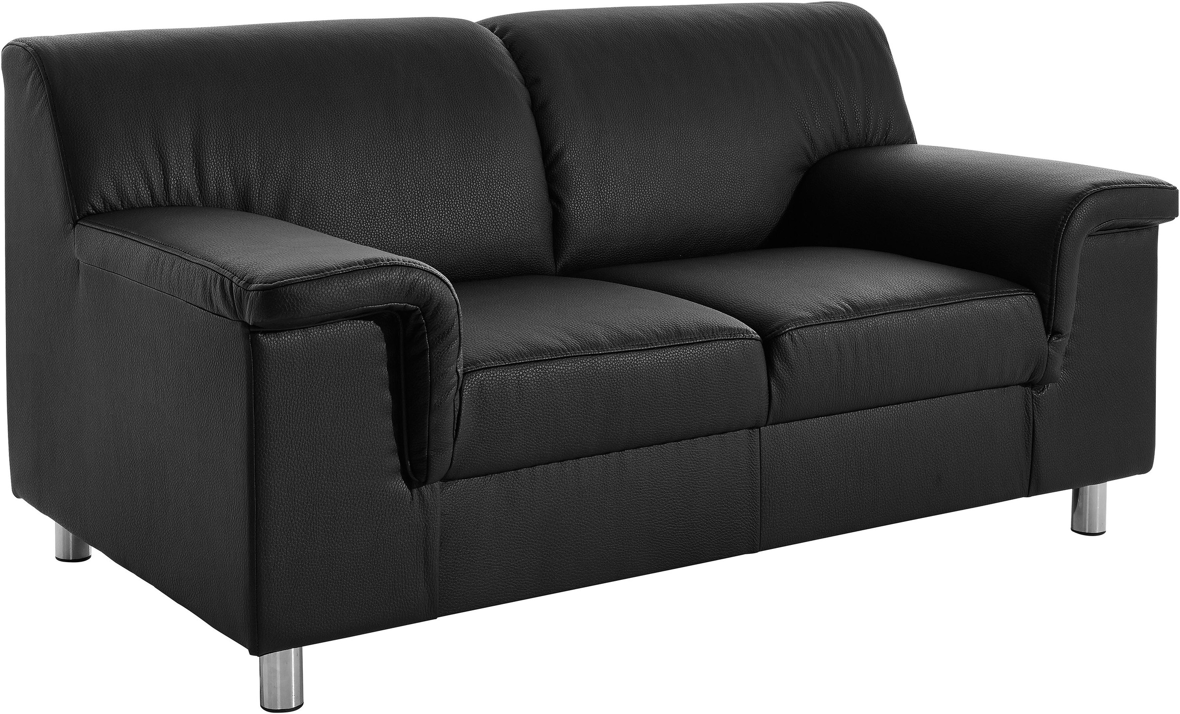 Home Affaire Jamie 1.5-Seater Sofa Black 145cm 5