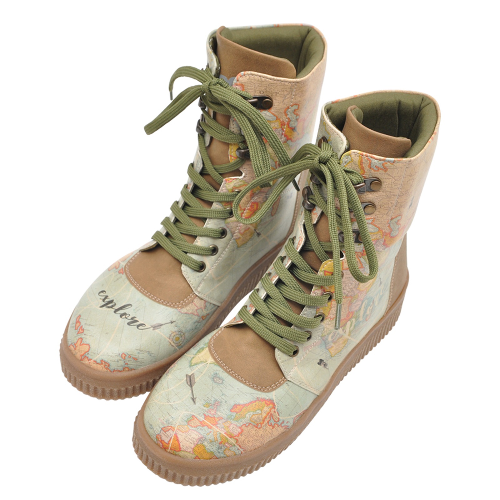 Thumbnail - DOGO Schnürboots "Future High Top Boots Explore Damen Stiefeletten", Handgefertigt