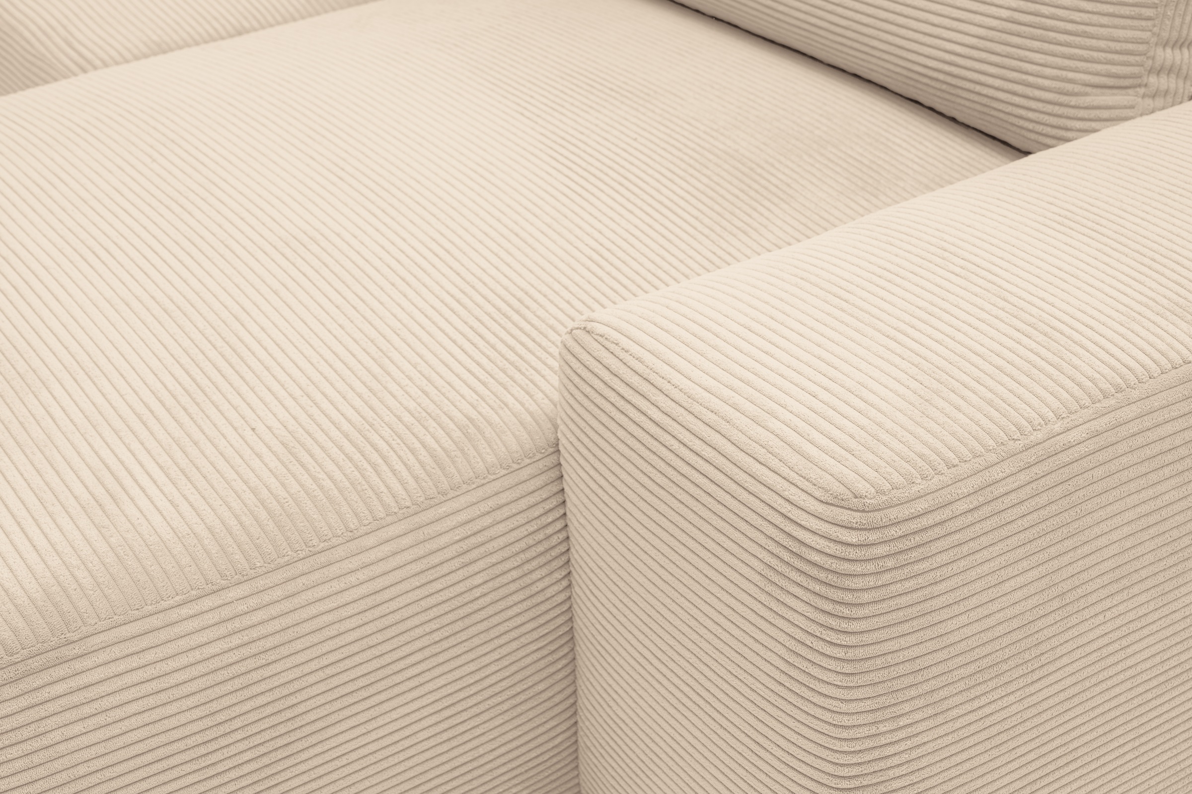 WERK2 Ecksofa »Amsterdam, zeitlos und elegant, Breite 300cm, L-Form«, Design Ecksofa mit hohem Komfort, Schlaffunktion & Bettkasten