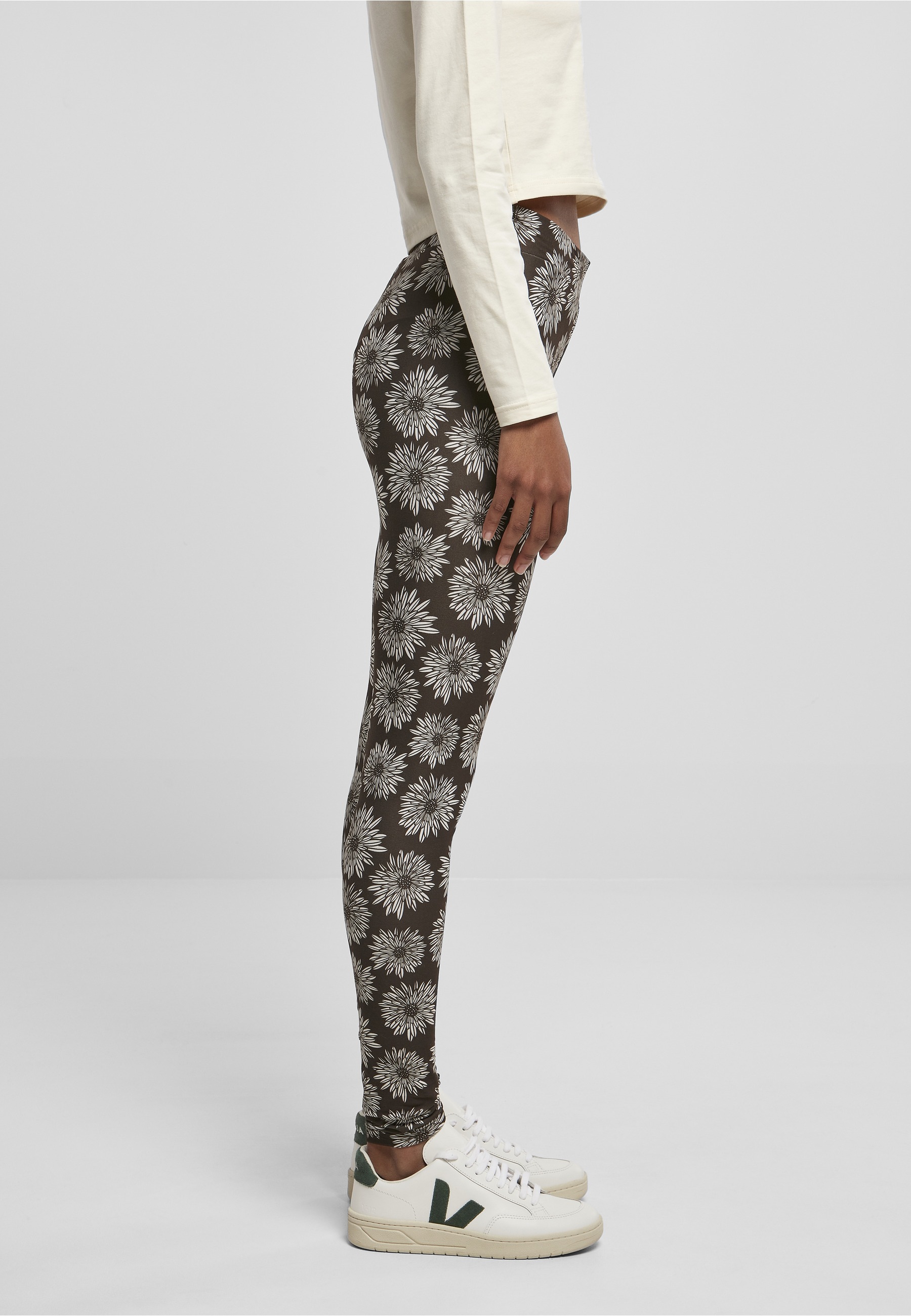 URBAN CLASSICS Leggings »Urban Classics Damen Ladies Soft AOP Leggings«
