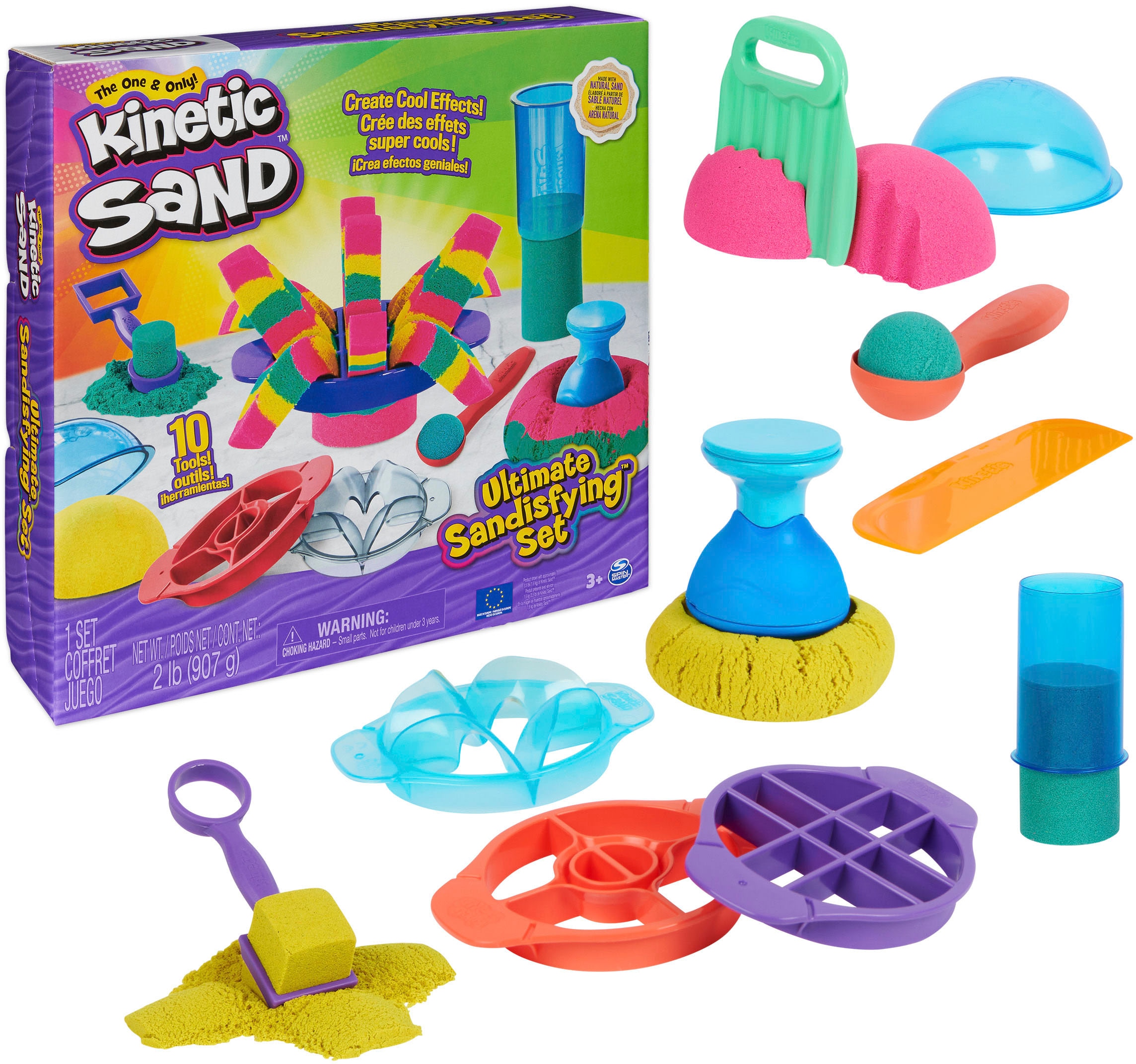 Kreativset »Kinetic Sand - Ultimate Sandisfying Set 907g«