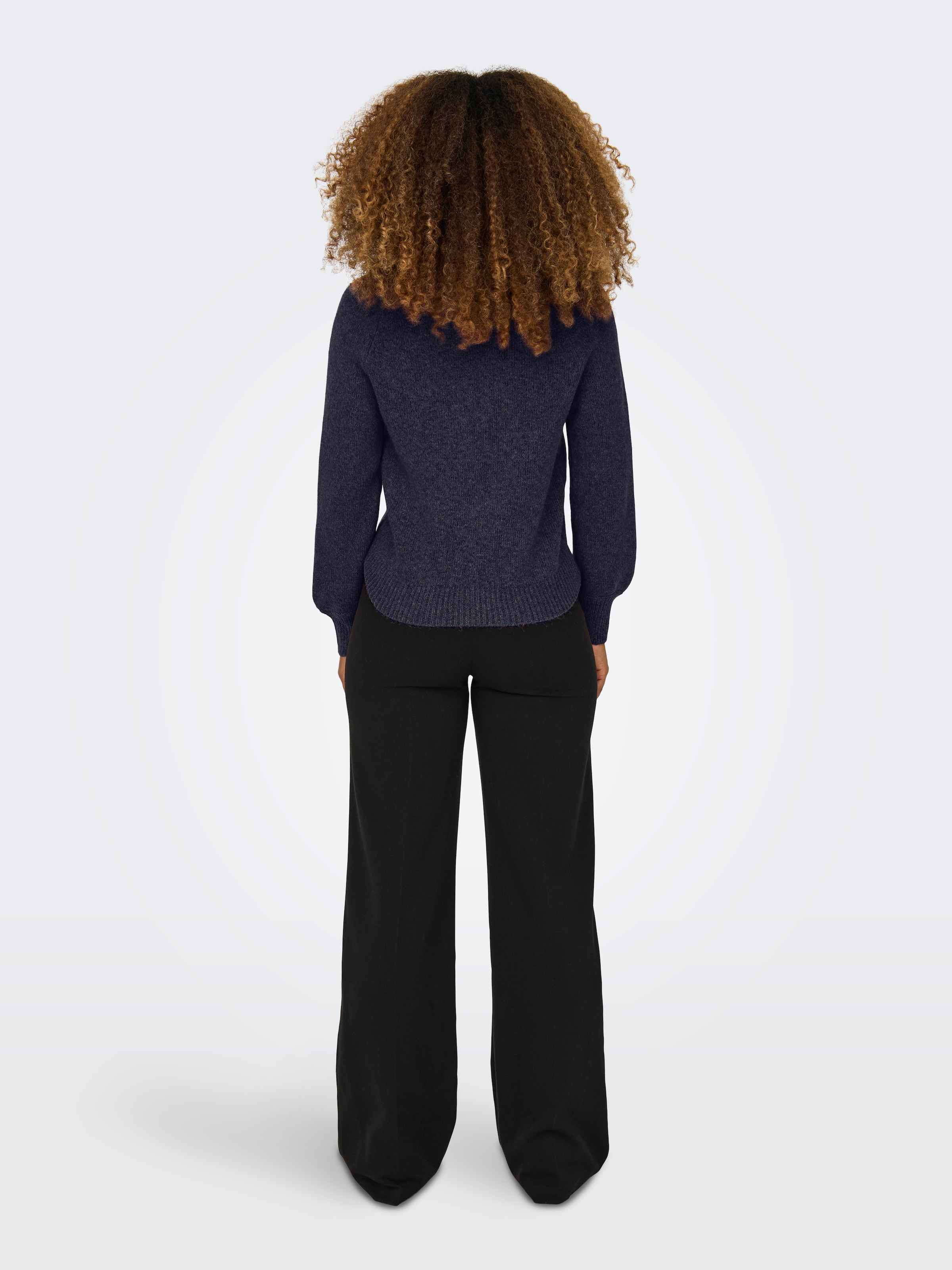 ONLY Rundhalspullover »ONLEMMA LS BUTTON ONECK EX KNT«