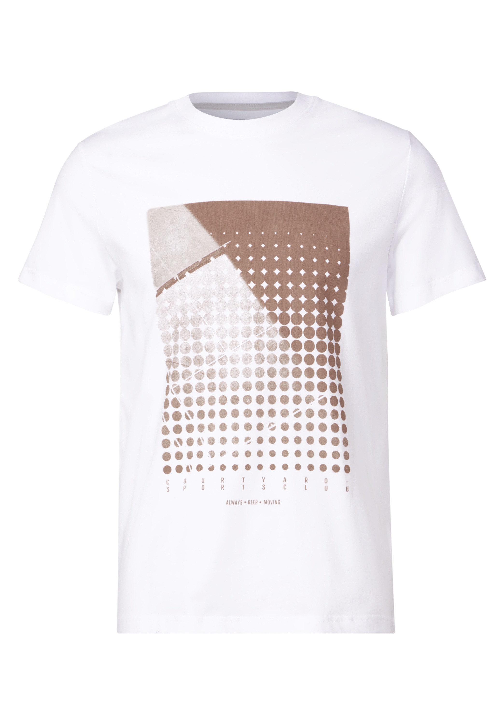 STREET ONE MEN T-Shirt, mit Rundhalsausschnitt