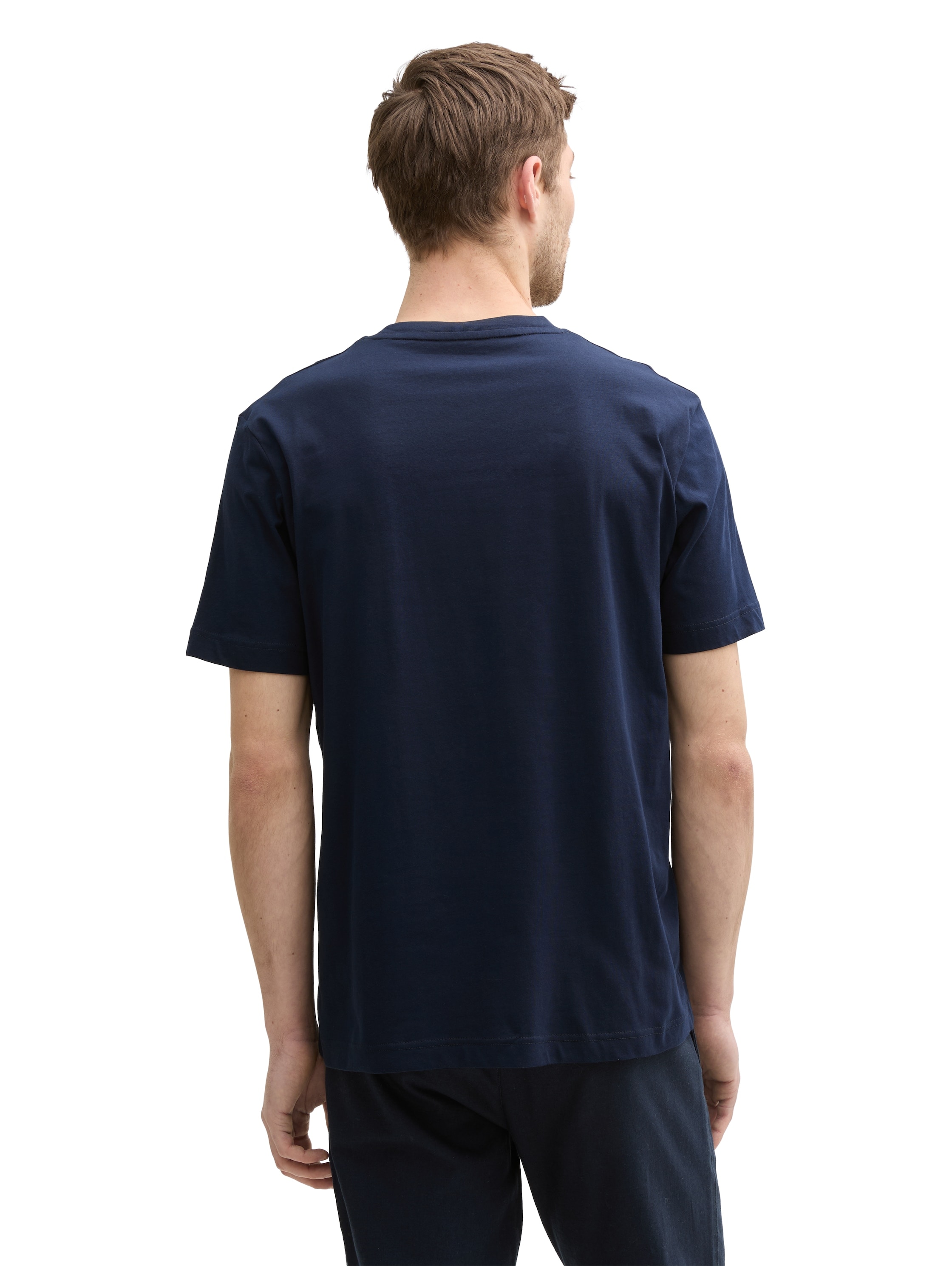 TOM TAILOR T-Shirt, (Packung, 2 tlg.), mit Frontprint