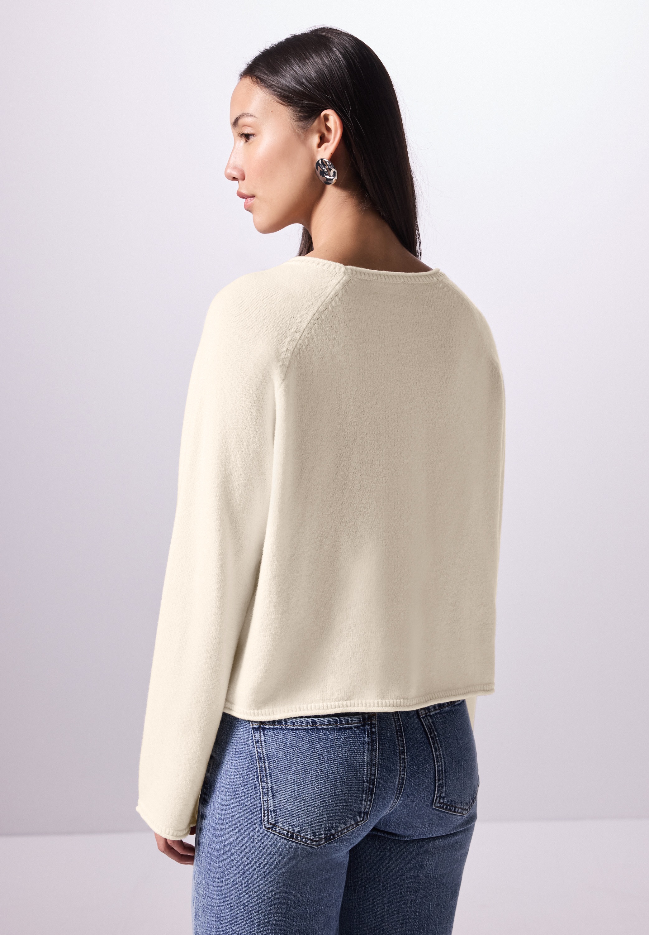 STREET ONE STUDIO Strickpullover, aus softem Materialmix