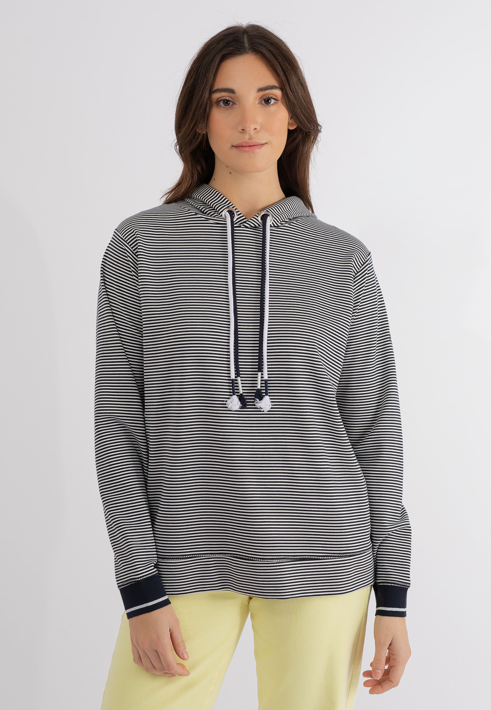 October Kapuzensweatshirt im maritimen Look