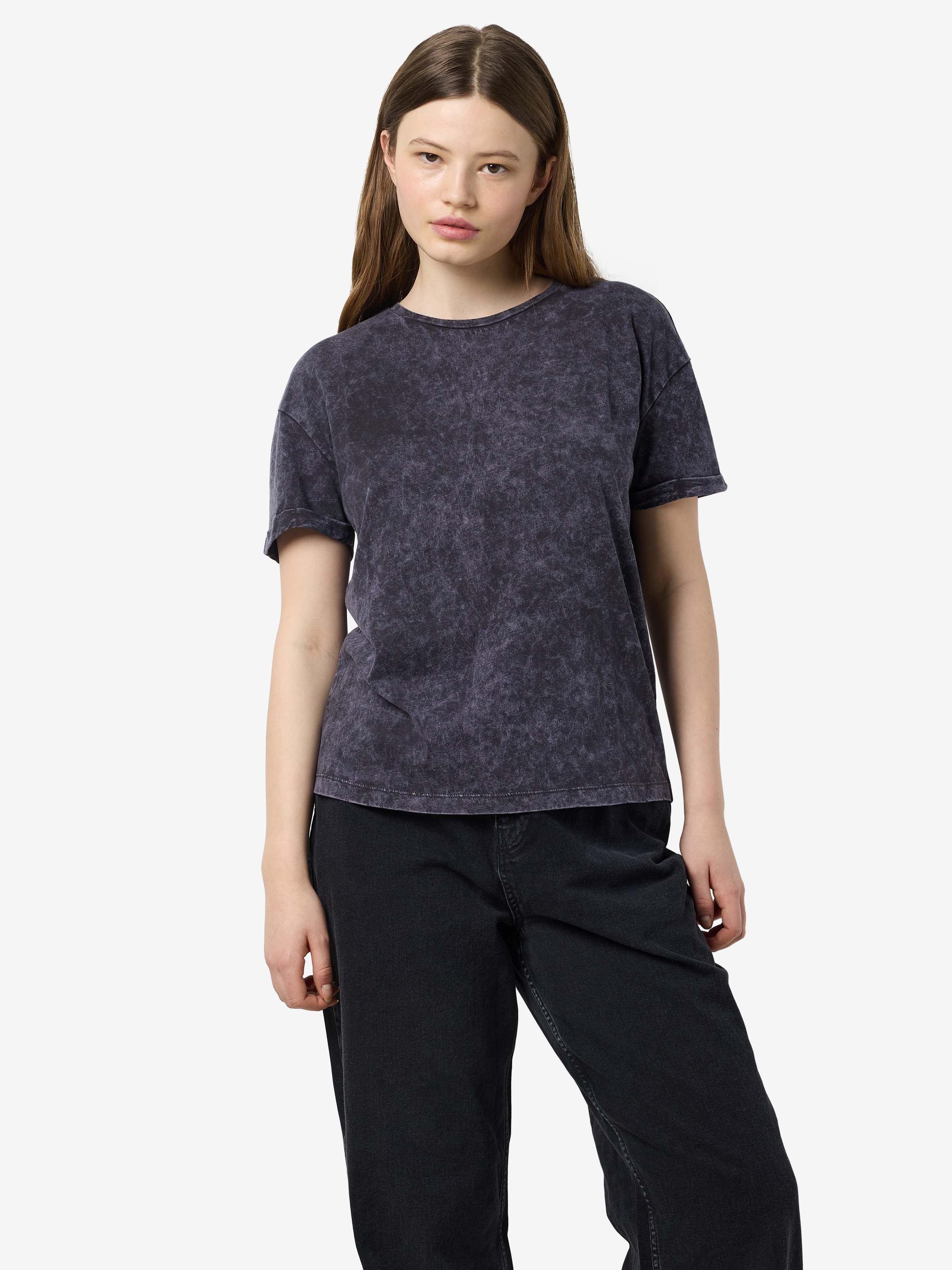 Noisy may Kurzarmshirt "NMBRANDY WASHED S/S TOP JRS NOOS" günstig online kaufen