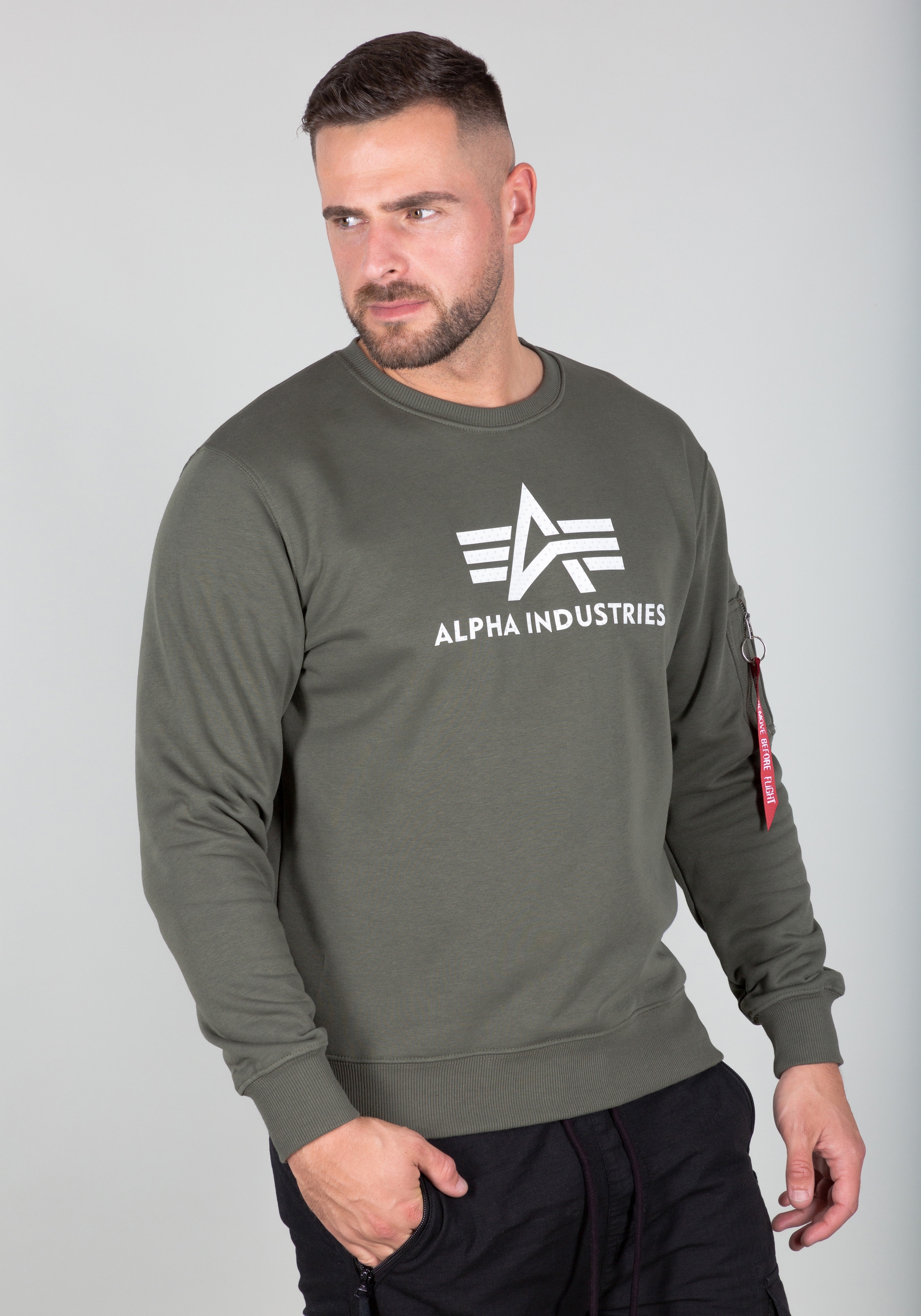 Alpha Industries Sweater "Alpha Industries Men - Sweatshirts 3D Logo Sweater II"