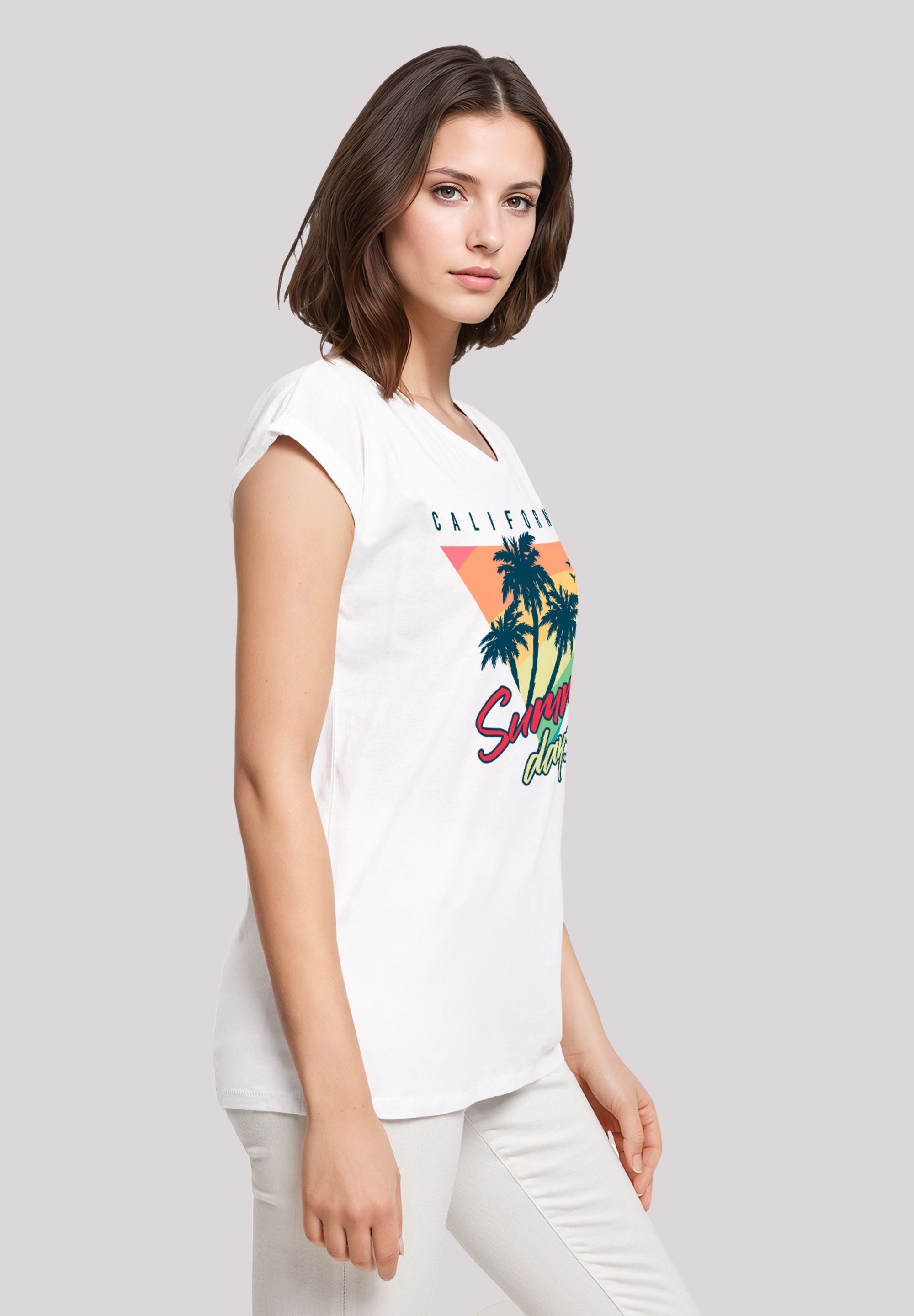 F4NT4STIC T-Shirt »California Palmen Retro«, Premium Qualität