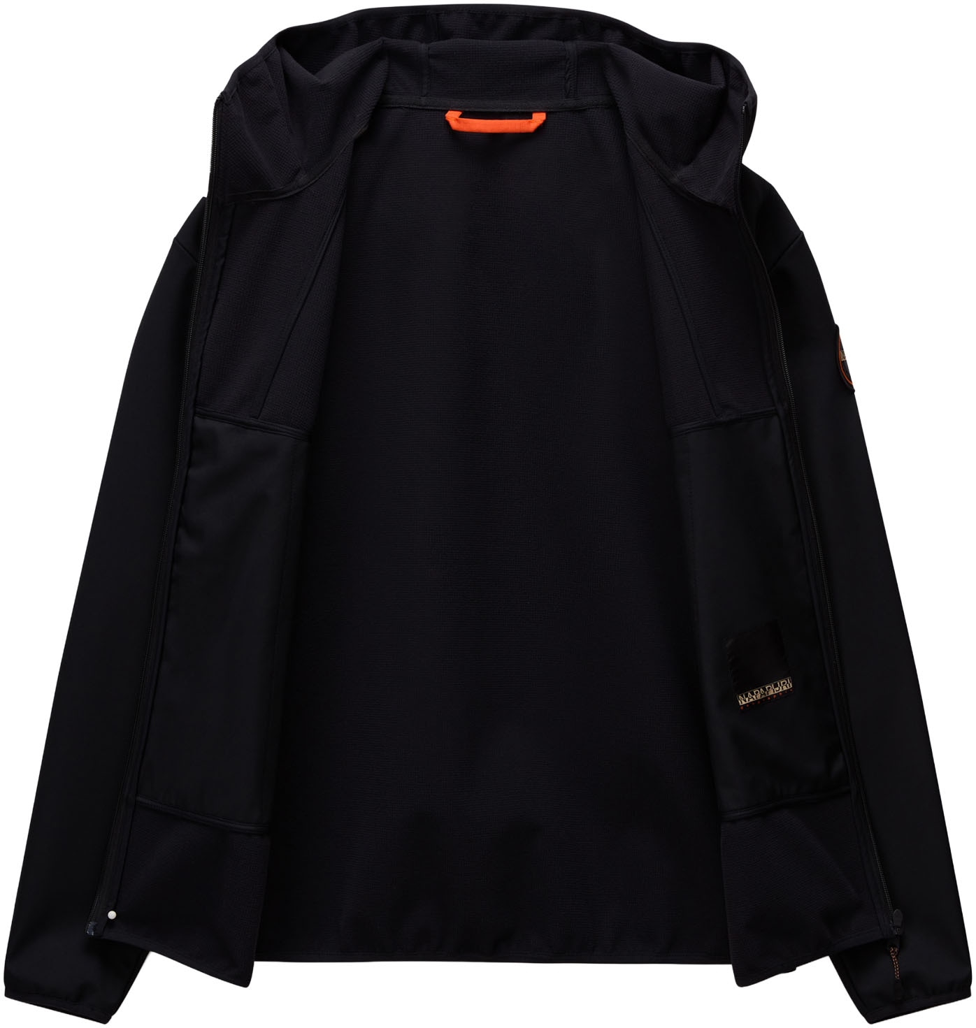 Napapijri Softshelljacke »BIOIS«, mit Kapuze, Reißverschlusstaschen, normale Passform