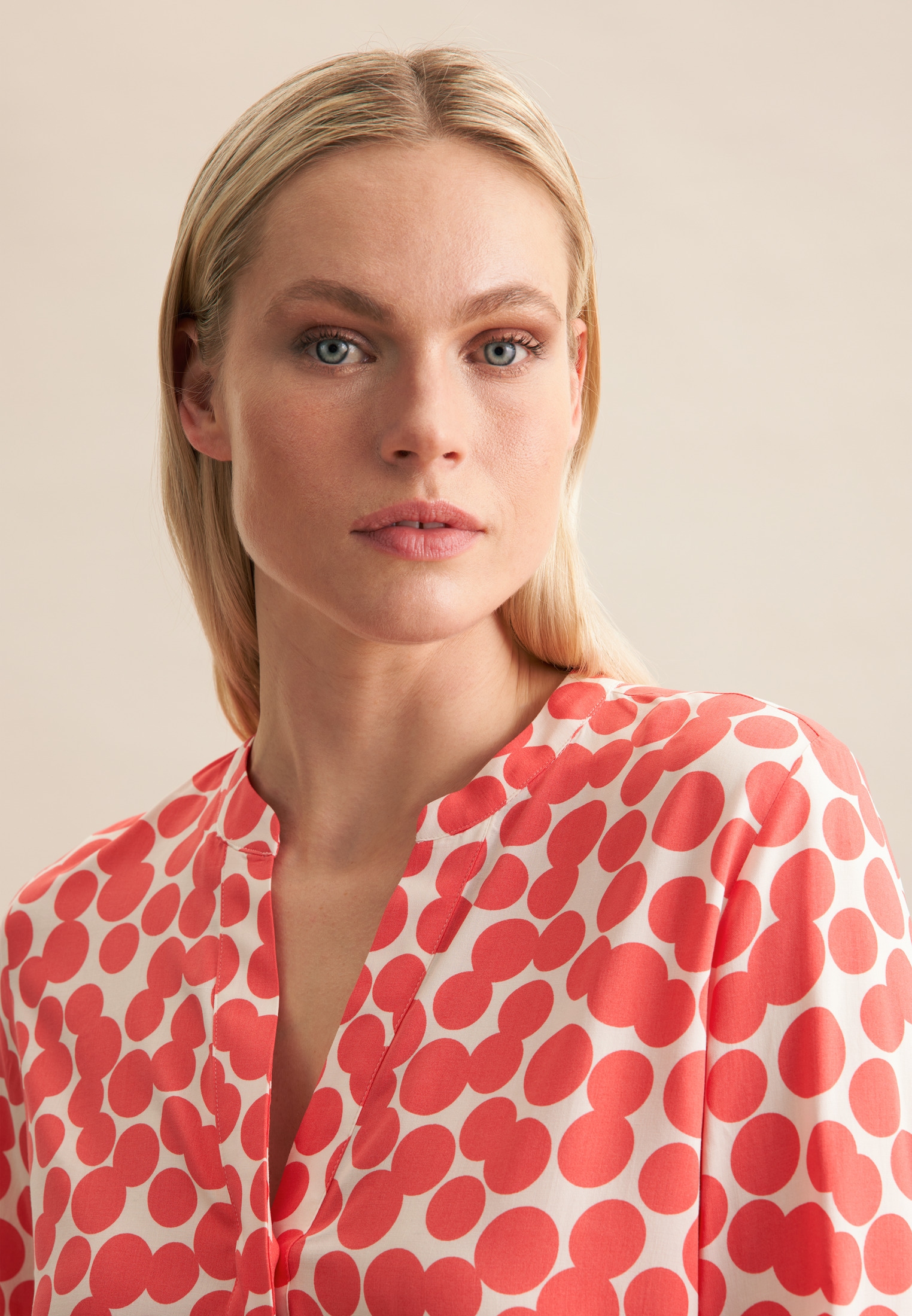 seidensticker Klassische Bluse »Schwarze Rose«, Tunika Punkte