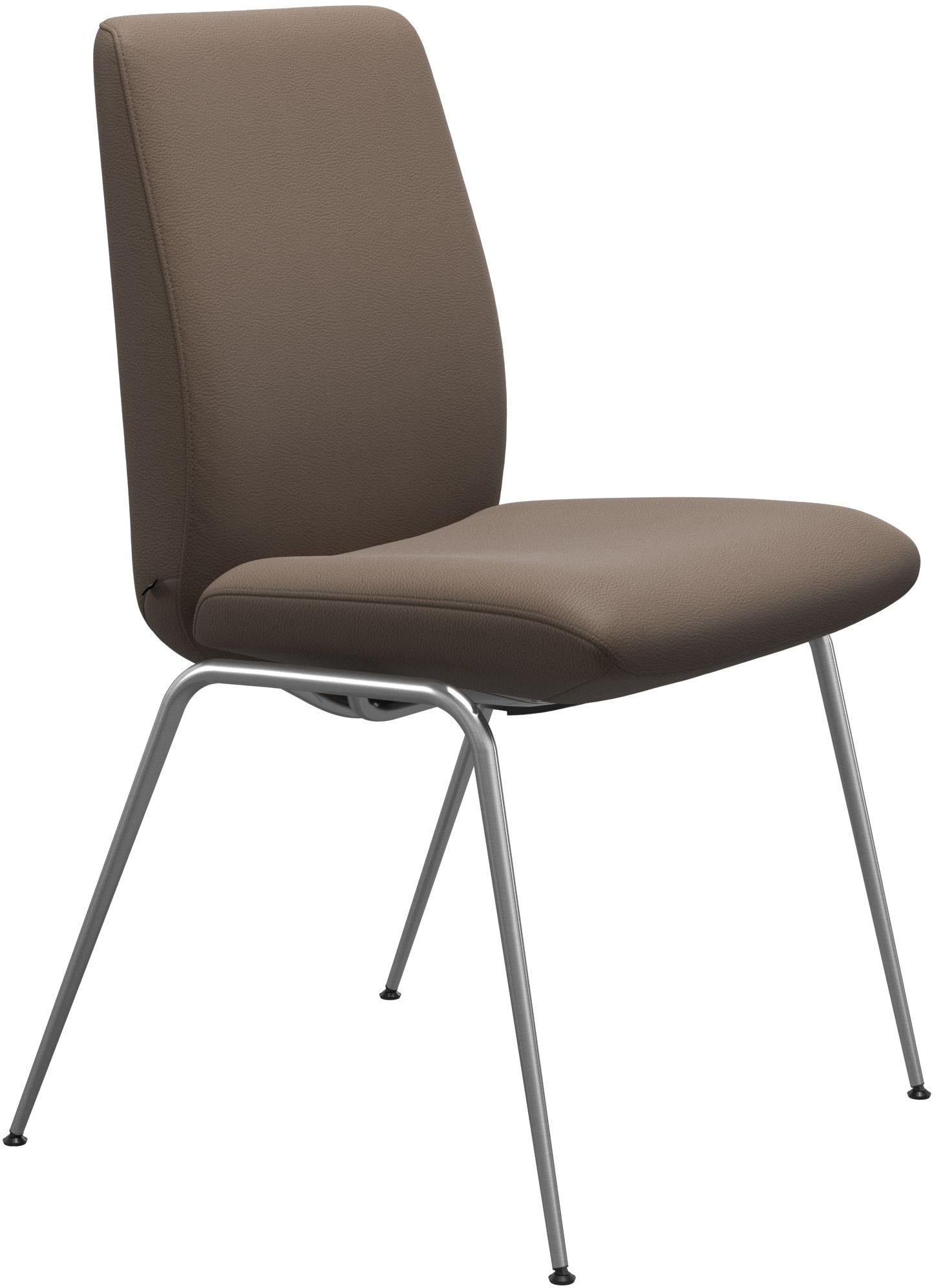 Stressless Polsterstuhl "Laurel", Leder BATICK, Low Back, Größe L, mit Beinen aus Stahl in Chrom glänzend