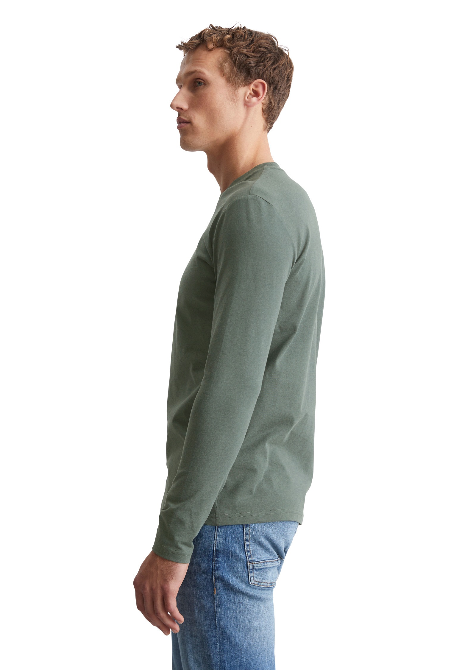Marc O'Polo Langarmshirt »aus reiner Bio-Baumwolle«