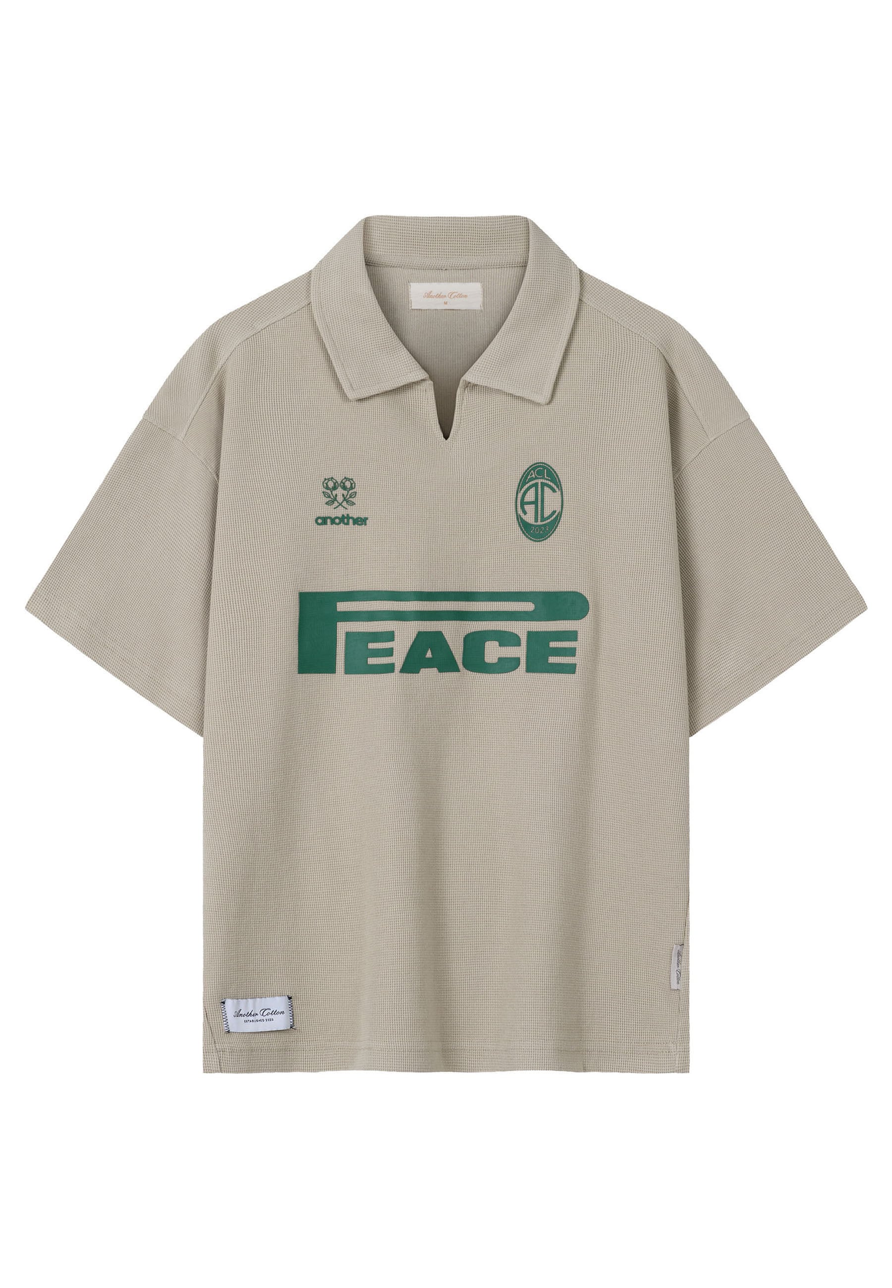 Another Cotton Lab Poloshirt "Another Cotton Lab Peace Waffle Polo" 1