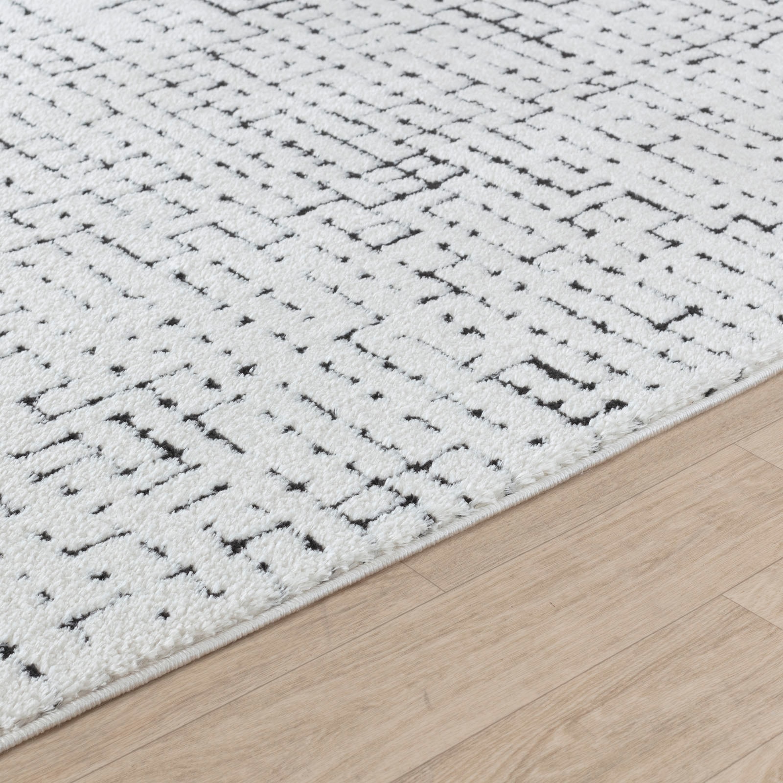 Livabliss Teppich »CAGLIARI«, rechteckig, 14 mm Höhe, Skandi Design, Modern Boho Kurzflor Wohnzimmerteppich, Schlafzimmer