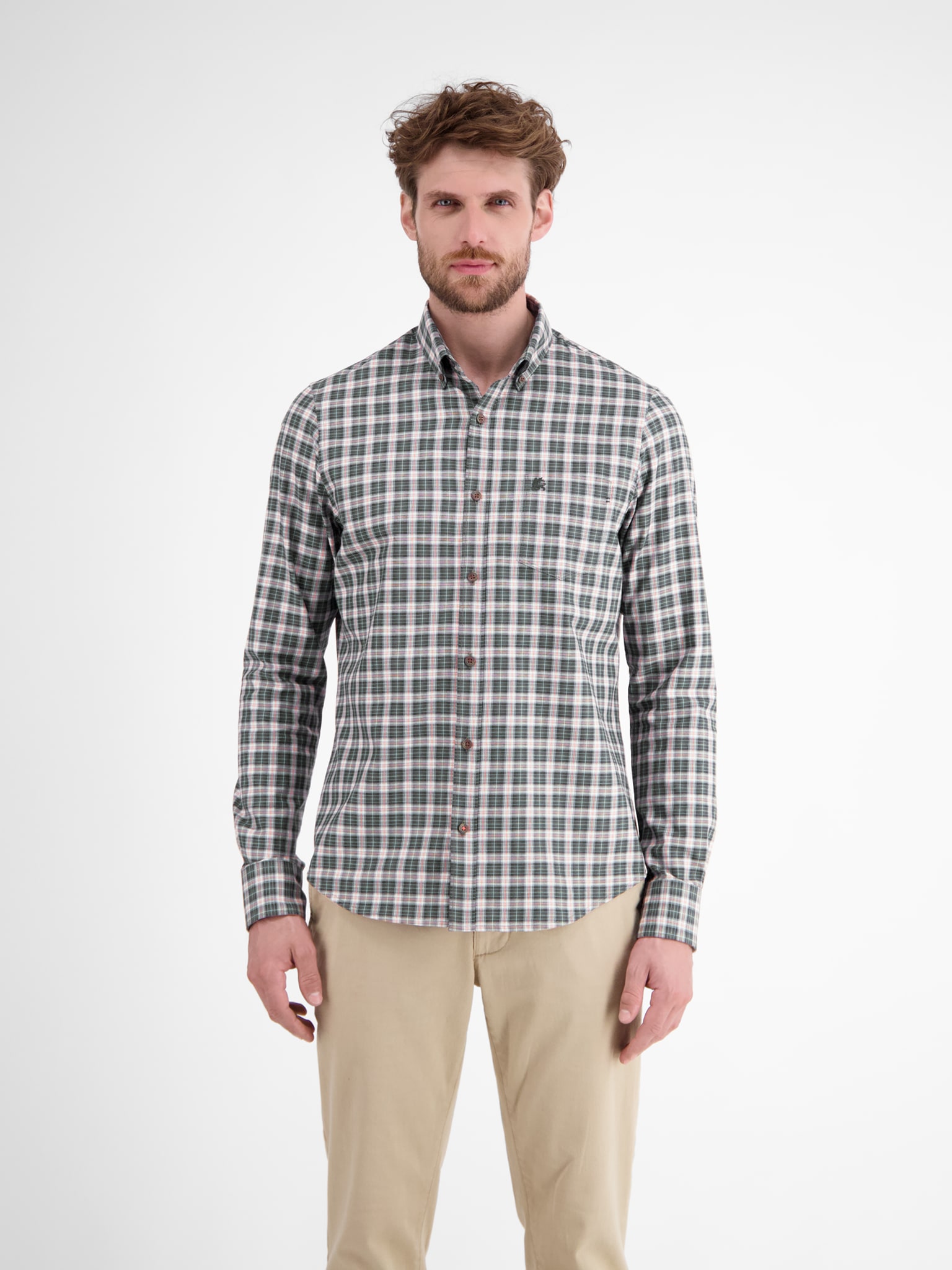 LERROS Langarmhemd kariert günstig online kaufen