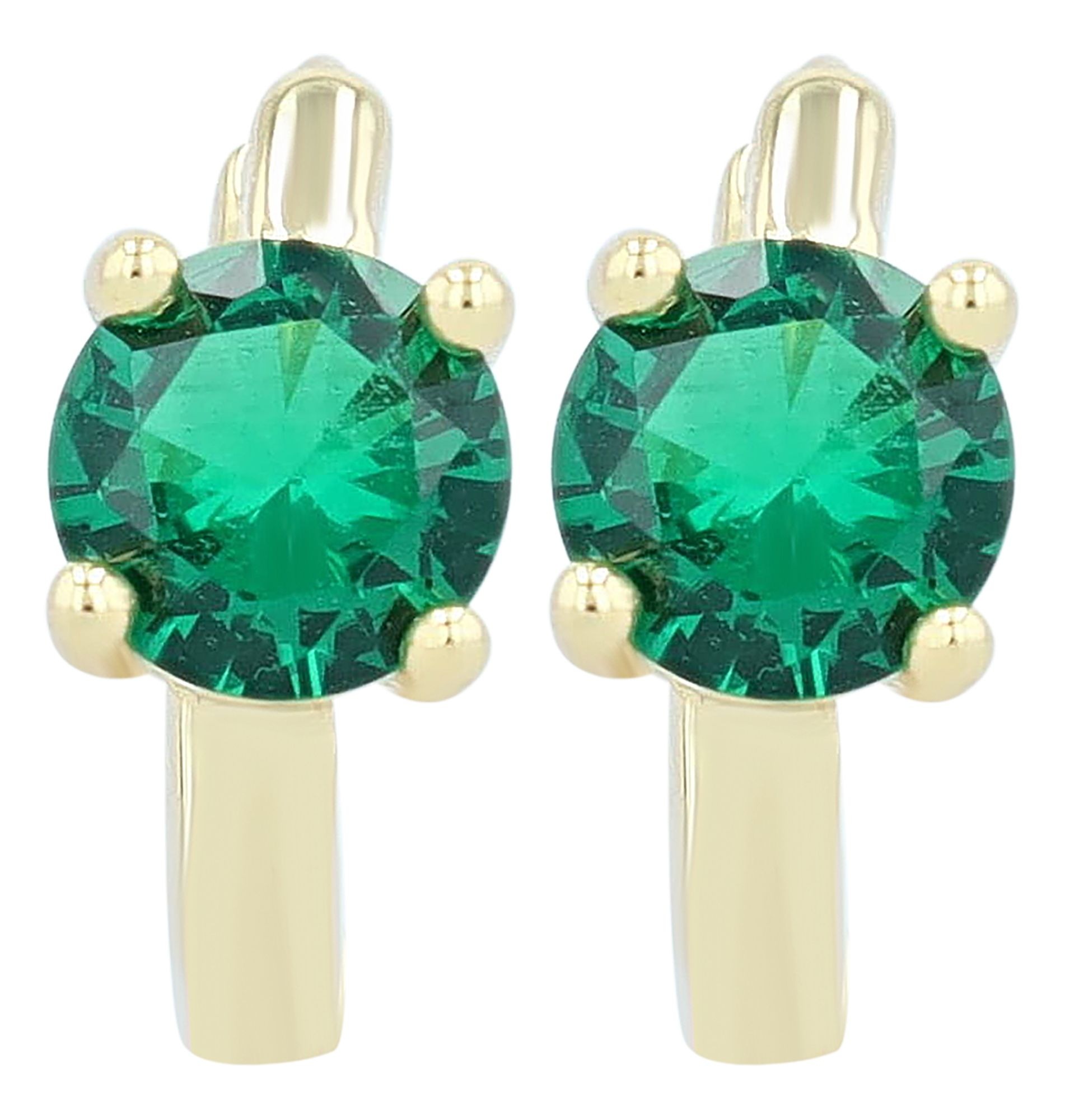 Adelia´s Klappcreolen "Damen Ohrringe – Klappcreole aus 925 Silber mit Zirk günstig online kaufen