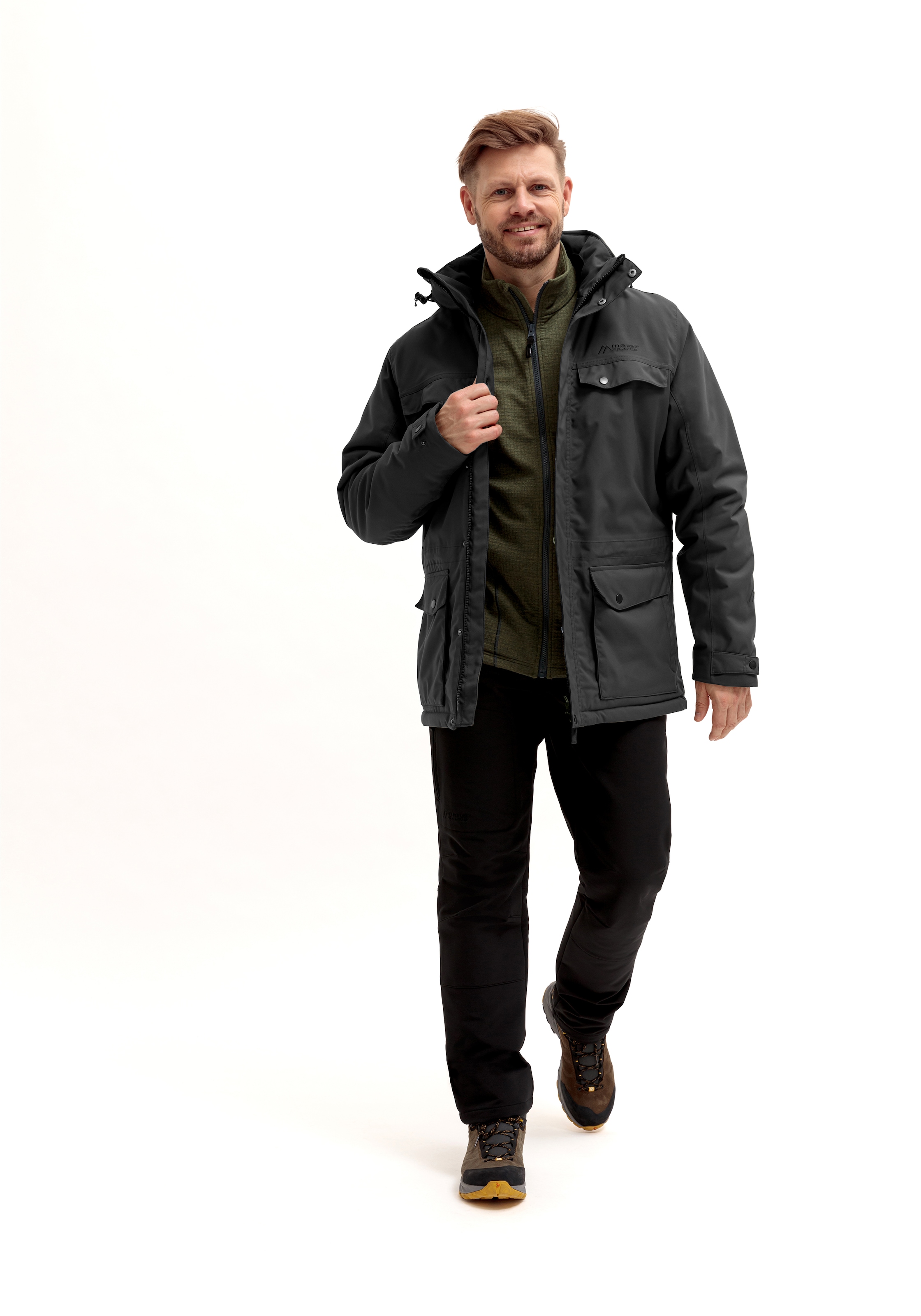 Maier Sports Funktionsjacke »Knuth«, Herren Outdoorjacke, wind/wasserdichte Jacke, mTHERM Isolation