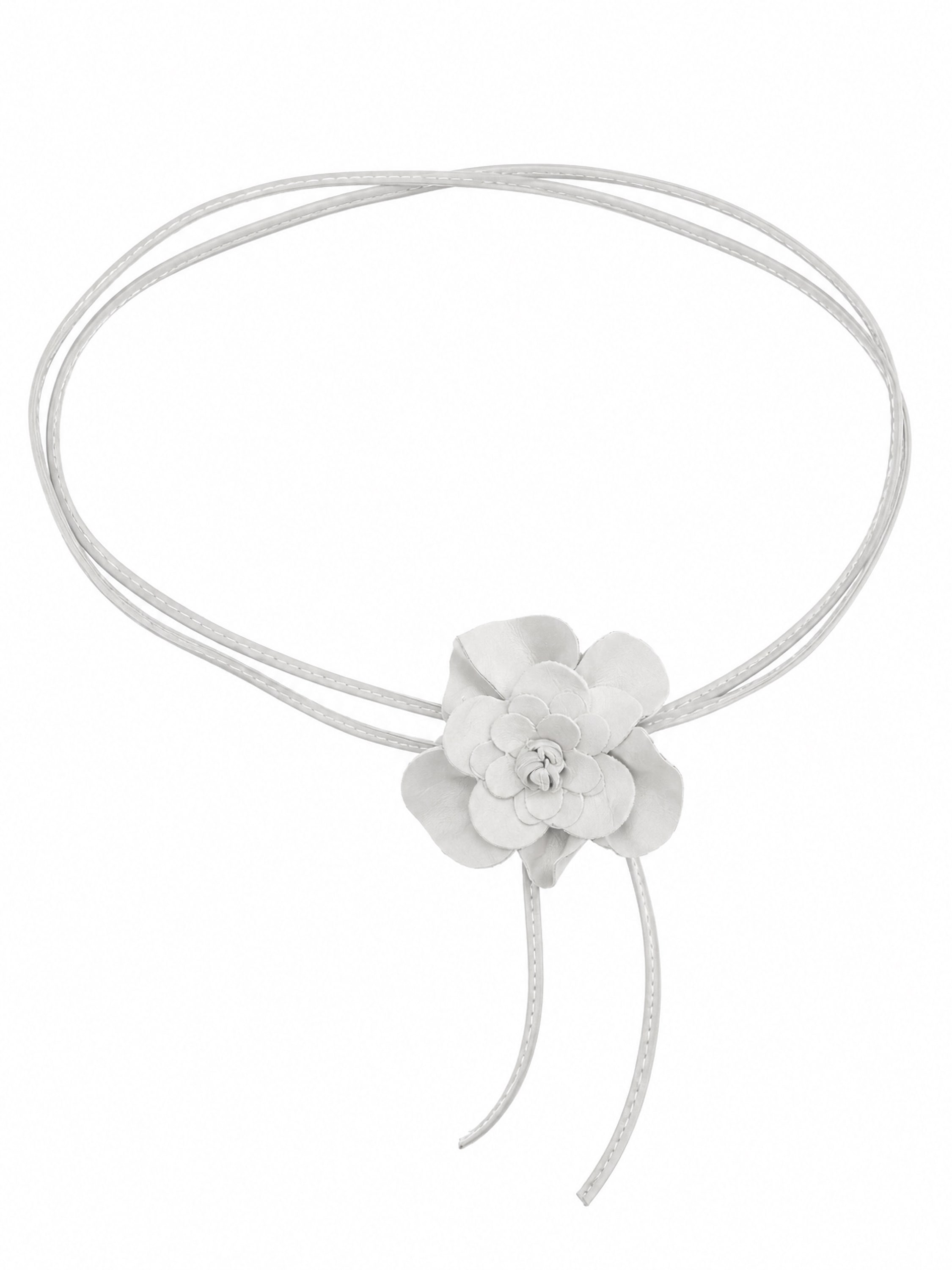 COLLEZIONE ALESSANDRO 1100000002199 "Blüte" Lederband mit echt Leder Blüte