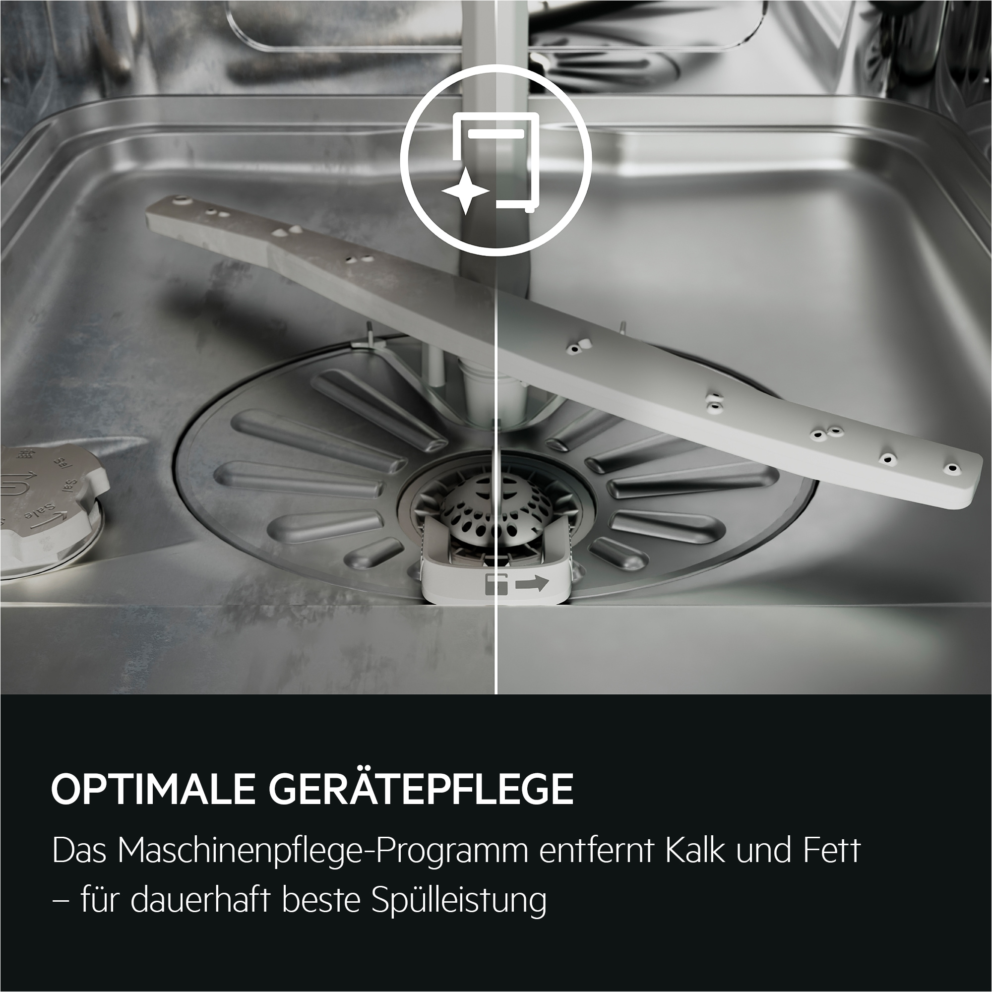 AEG Unterbaugeschirrspüler 6000 »GU620B2SCM« Spülmaschine – starke Sprühabdeckung, viel Platz & sauber