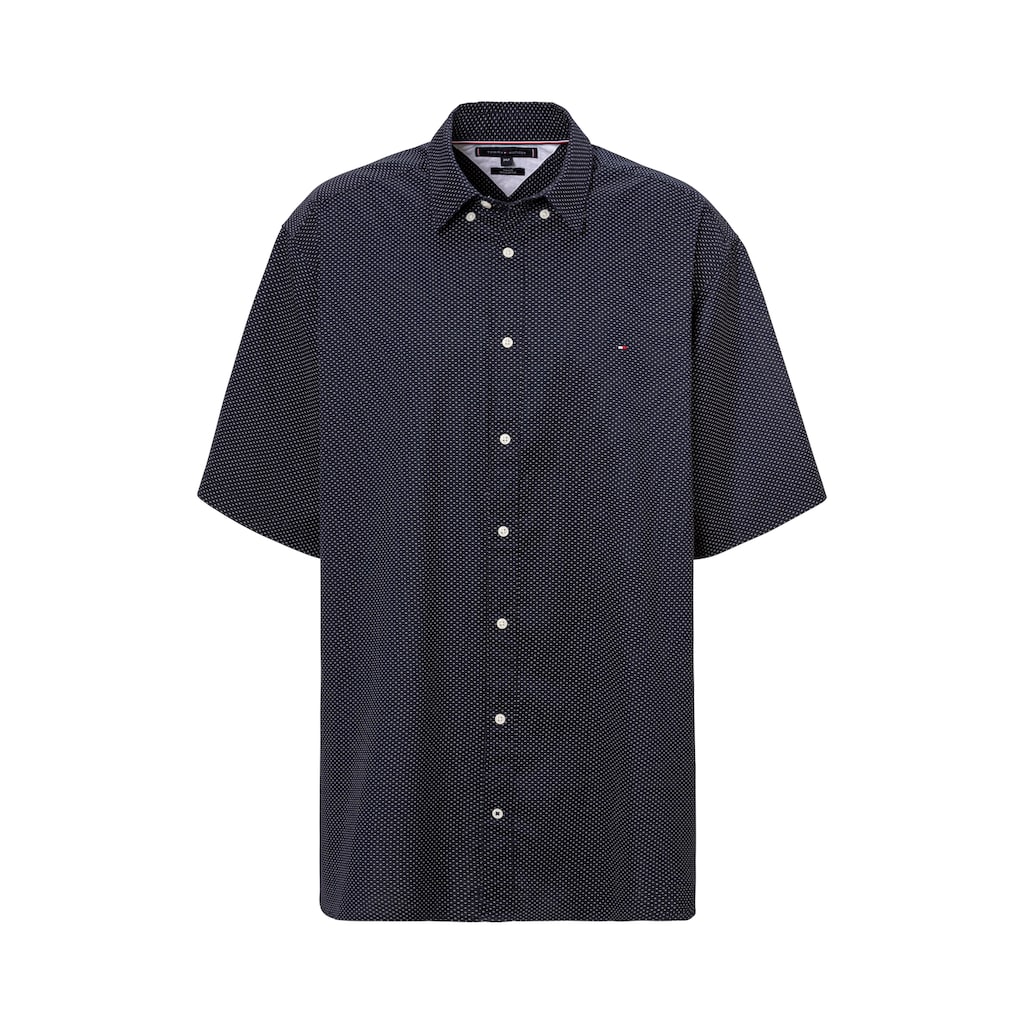 Tommy Hilfiger Big & Tall Kurzarmhemd »BT-NTRL SFT MINI PRT SHIRT«