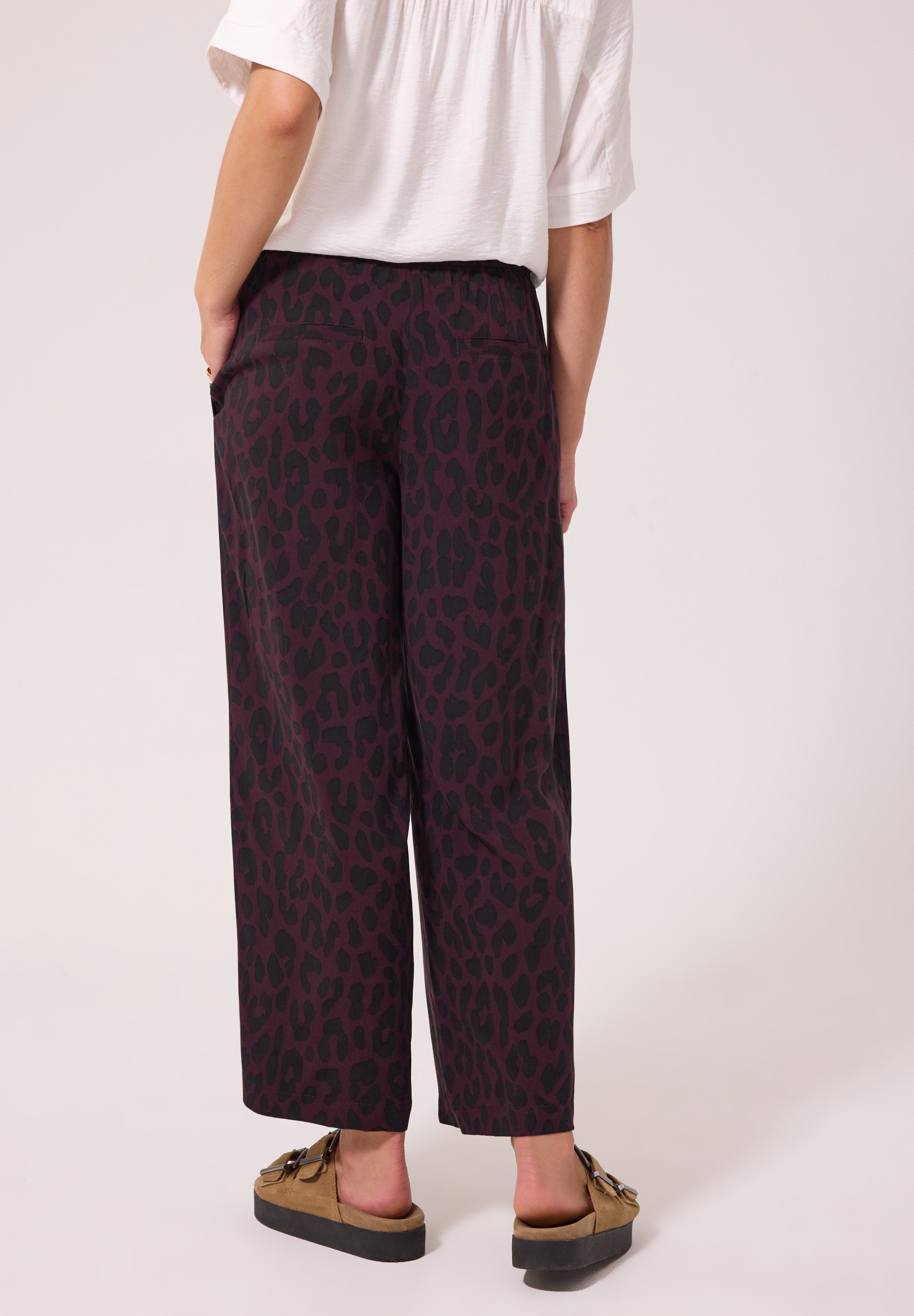 STREET ONE STUDIO Culotte  mit Leo-Muster