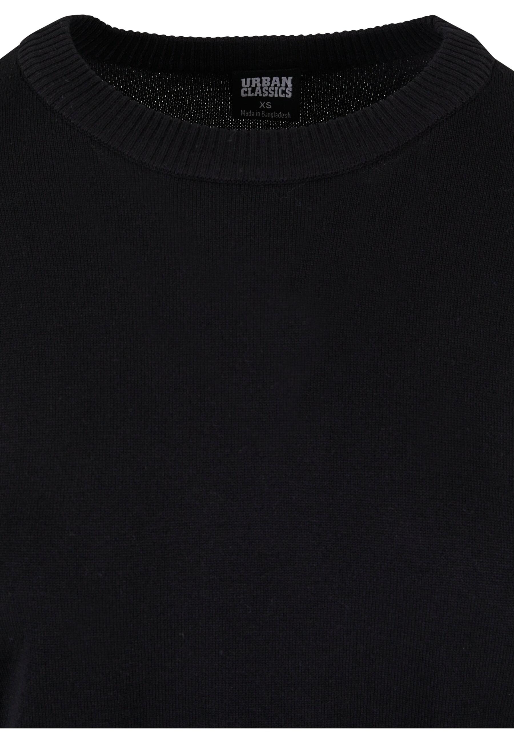 URBAN CLASSICS Rundhalspullover »Urban Classics Damen Ladies Knitted Roundneck Sweater«, (1 tlg.)