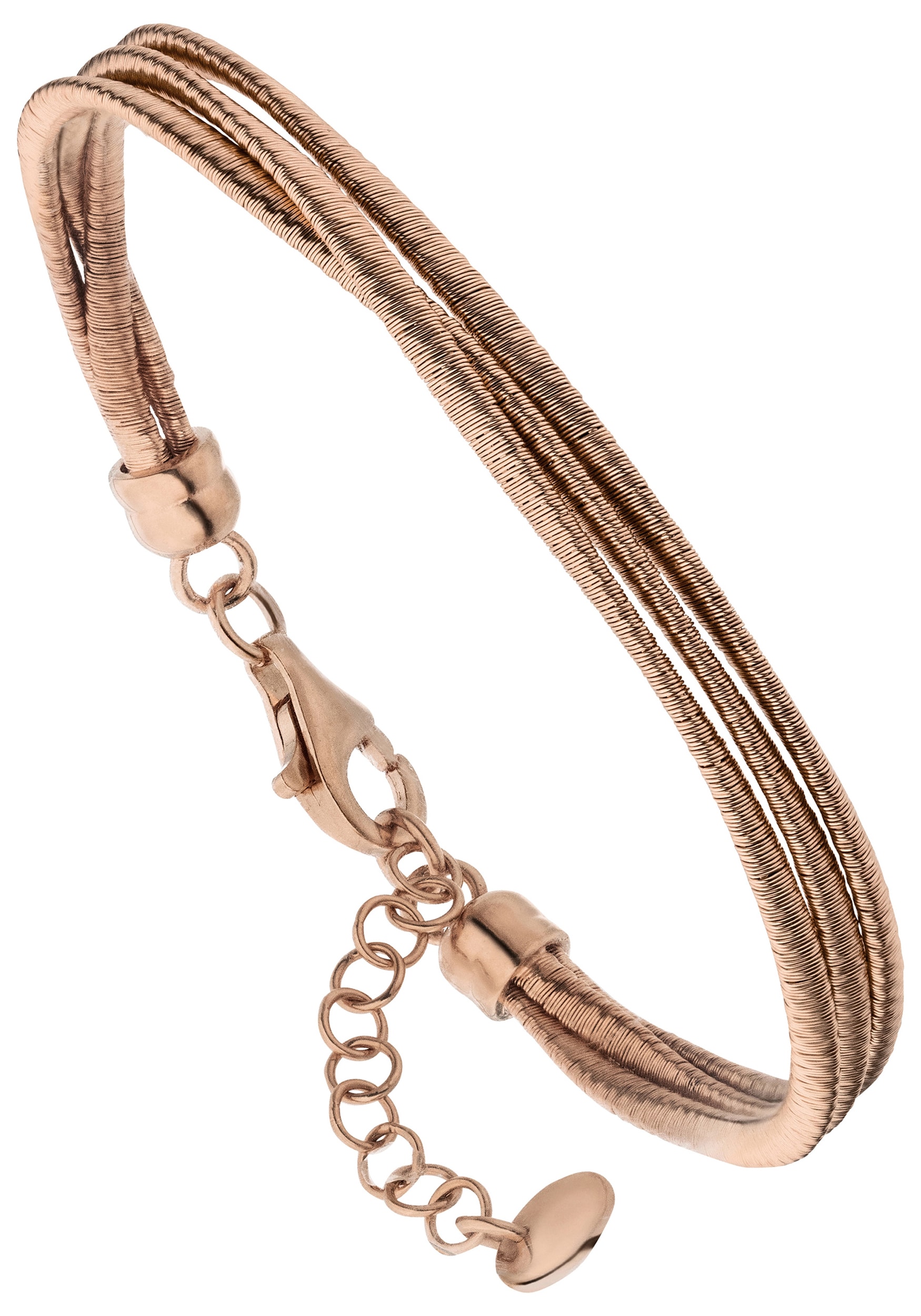 JOBO Armband »Layering« 925 Silber matt 20 cm