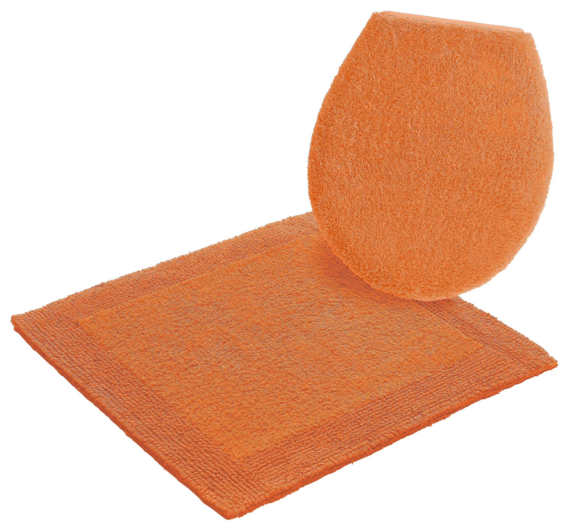 my home Badematte »Kapra, Badvorleger, Badezimmer Teppich«, beidseitig nutzbar-fußbodenheizungsgeeignet-strapazierfähig, mit Bordüre, Badteppich, Badematte