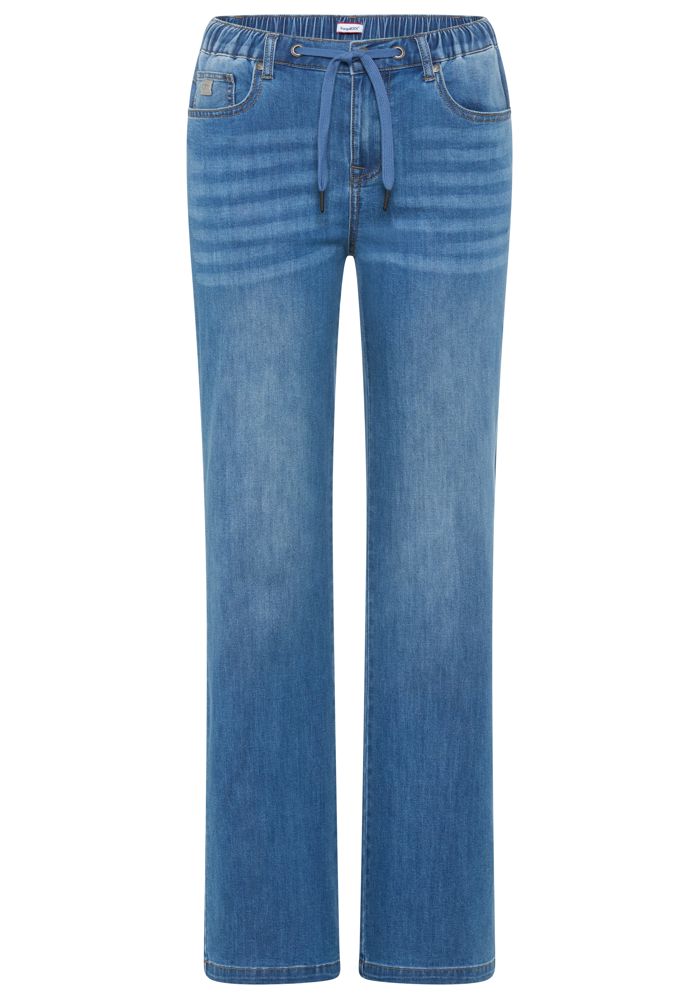 KangaROOS Weite Jeans weiter Bein, normale Passform, reguläre Leibhöhe