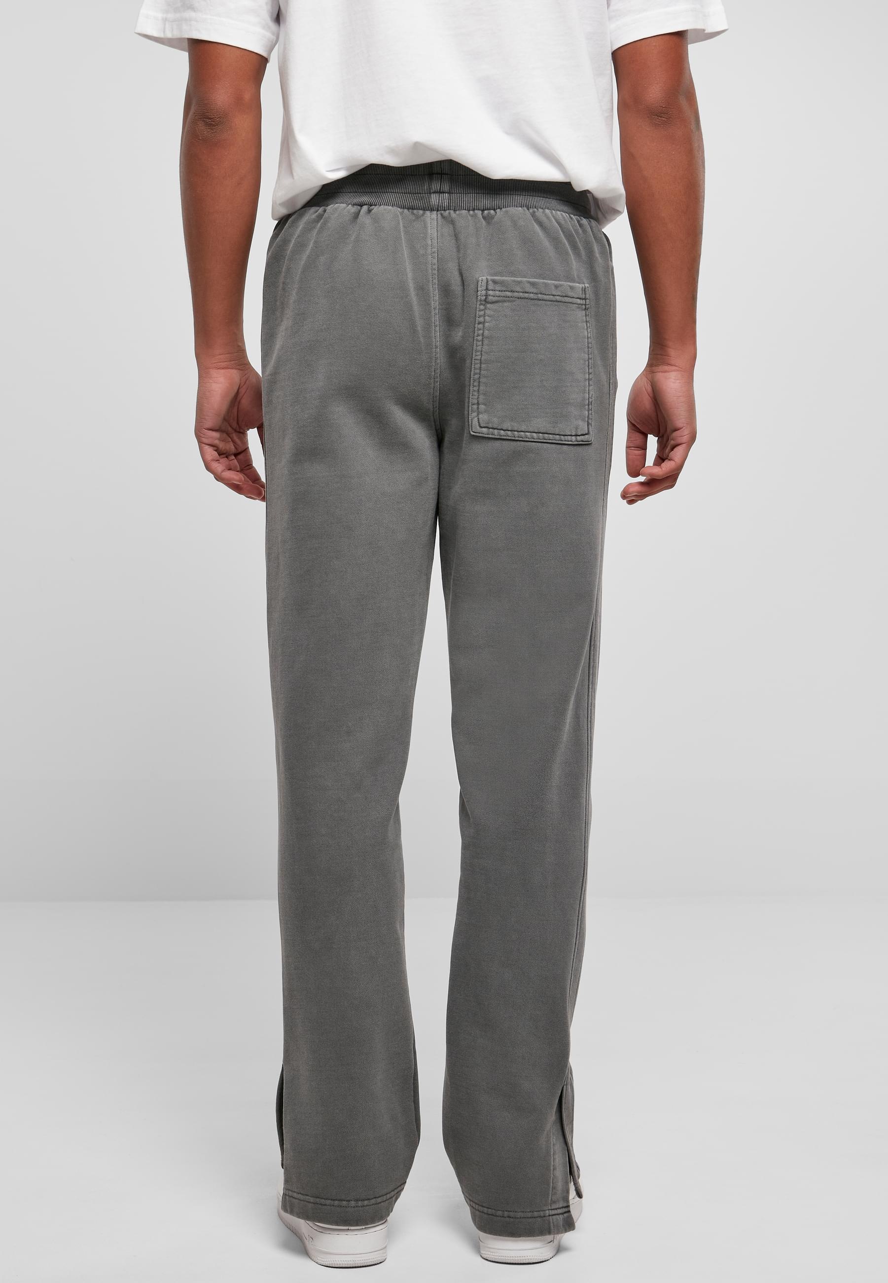 URBAN CLASSICS Jogginghose »Urban Classics Herren Heavy Terry Garment Dye Slit Sweatpants«, (1 tlg.)